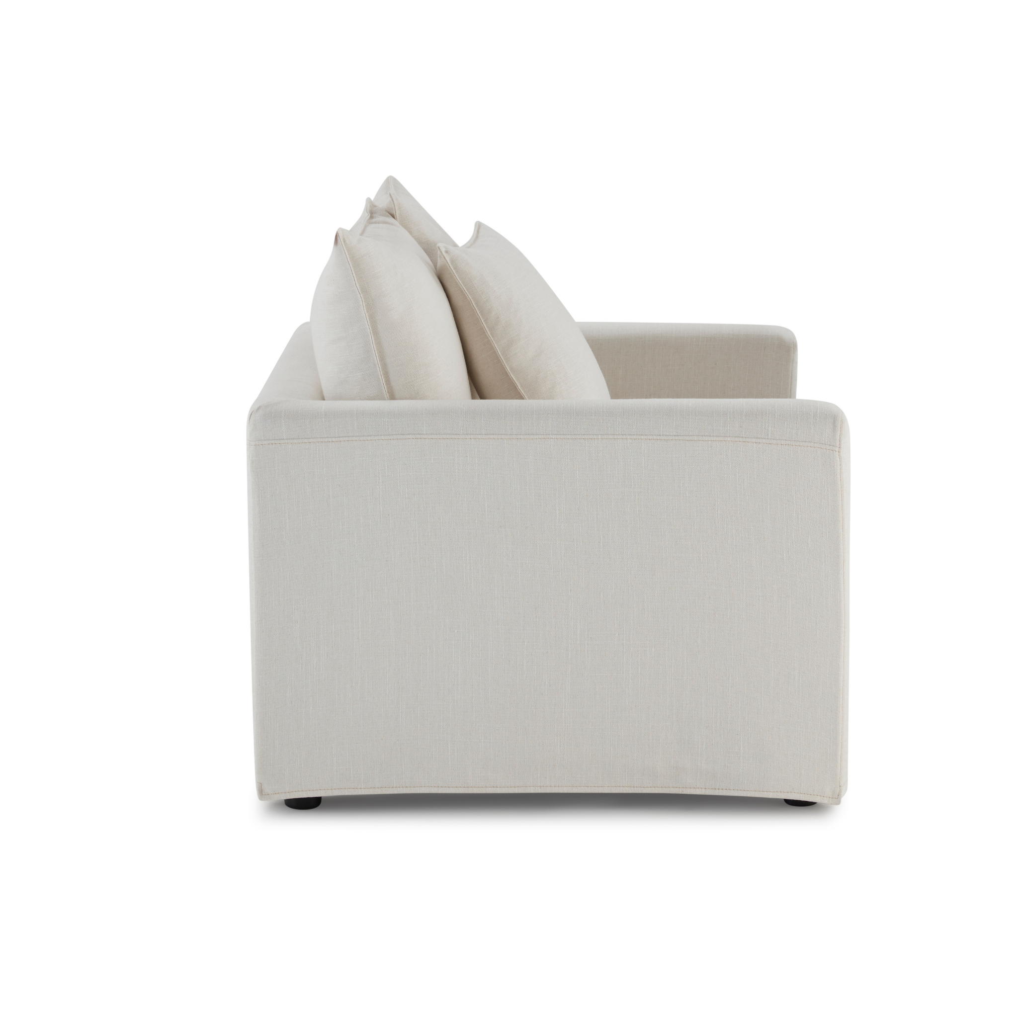 MODE Crepes Linen Armchair, Off-White