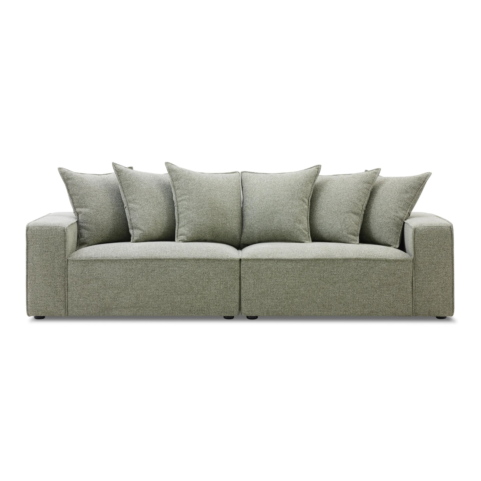 MODE Stella 4-Seater Sofa, Muted Olive