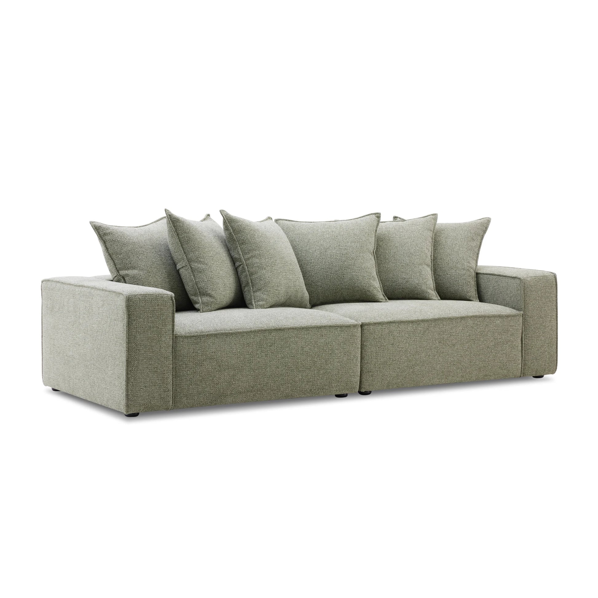 MODE Stella 4-Seater Sofa, Muted Olive
