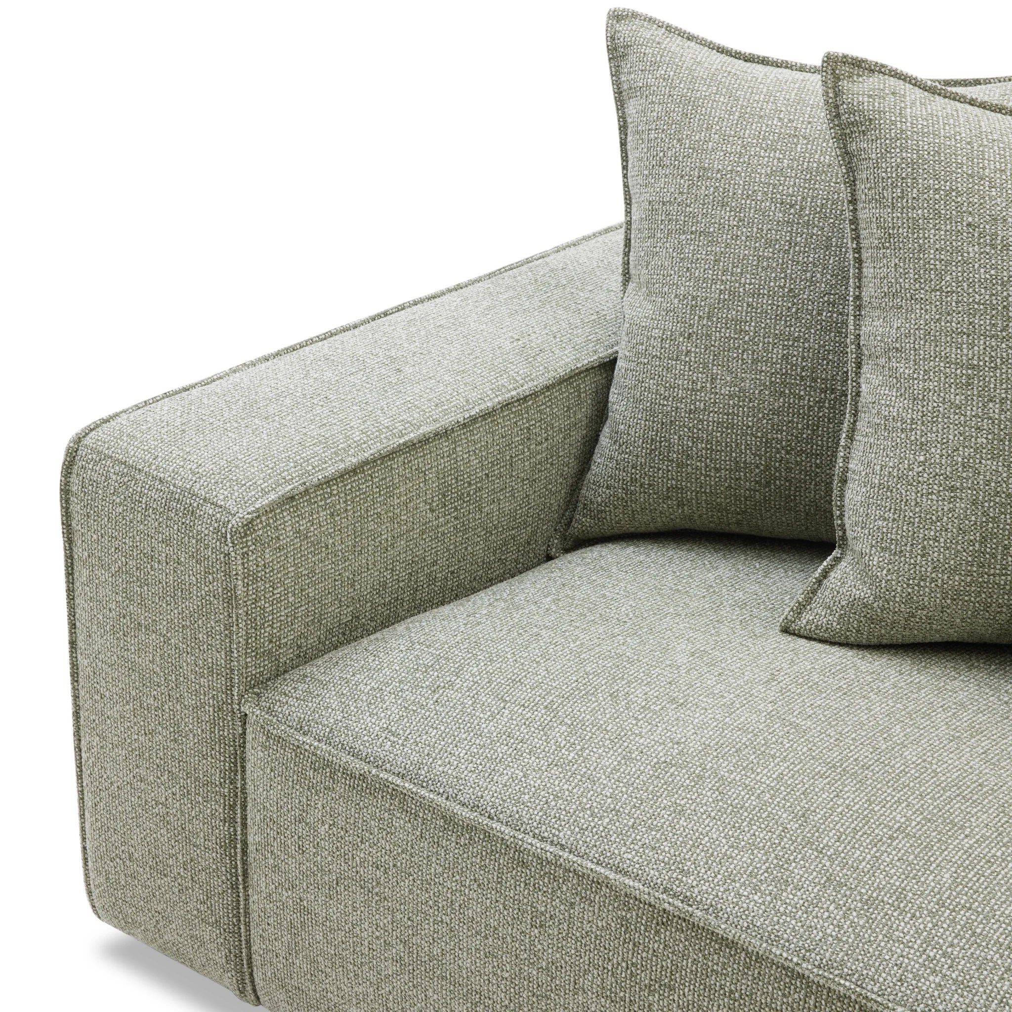MODE Stella 4-Seater Sofa, Muted Olive