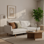 MODE Sola 3-Seater Sofa, Light Taupe