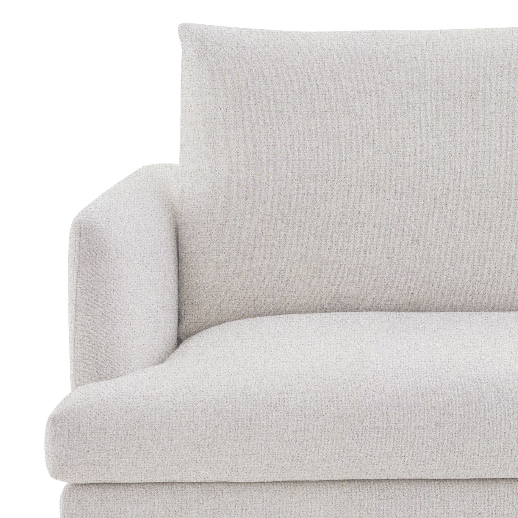 MODE Sola 3-Seater Sofa, Light Taupe