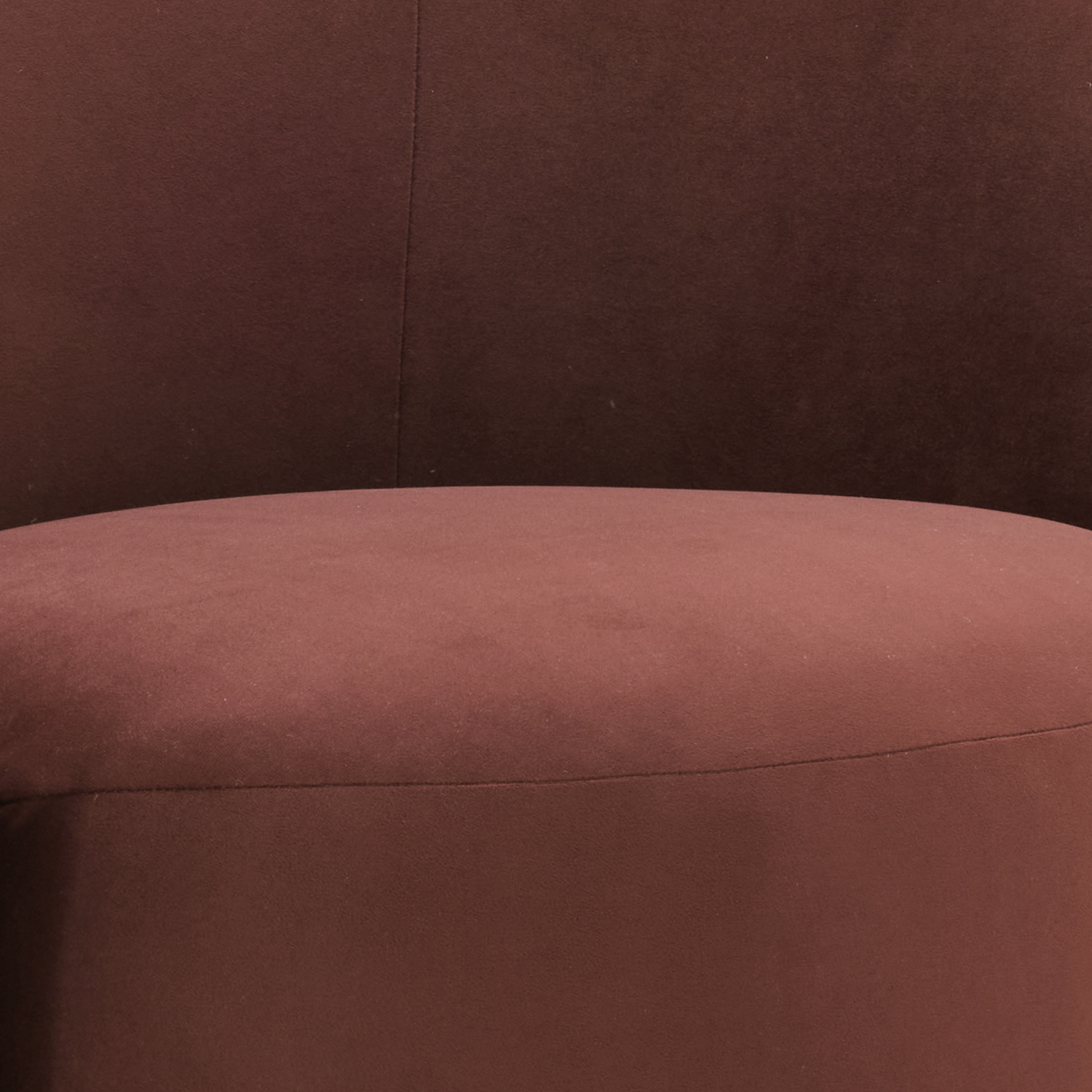 MODE Lino Velvet Swivel Chair, Oxblood