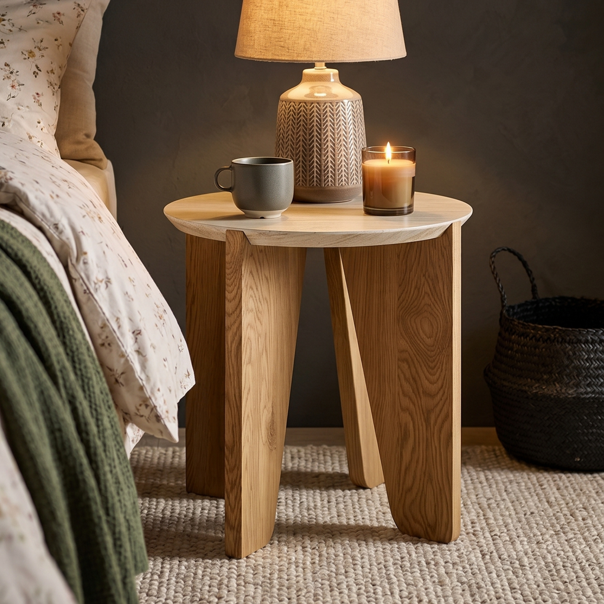 Hjem Design Dockwell Round Side Table