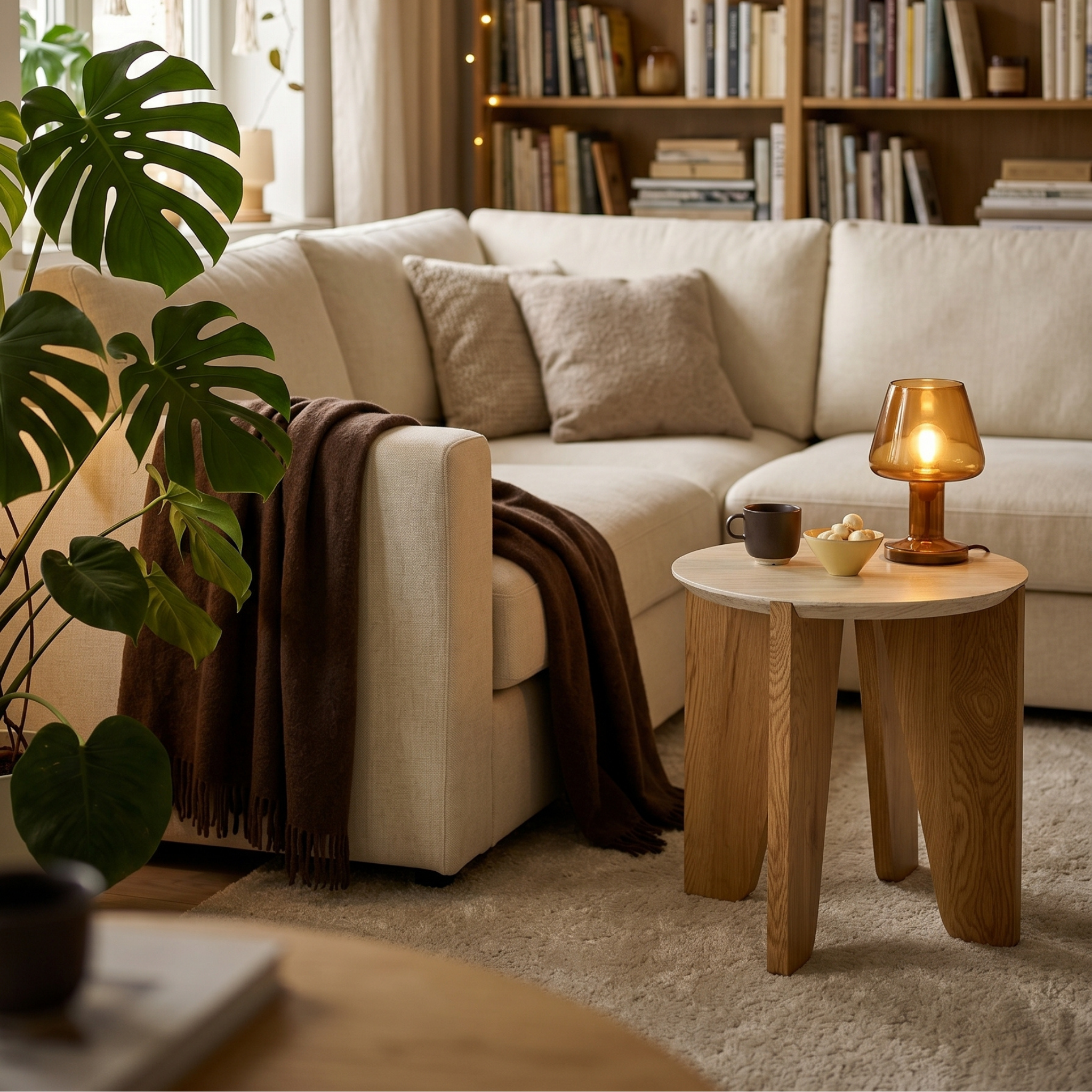 Hjem Design Dockwell Round Side Table