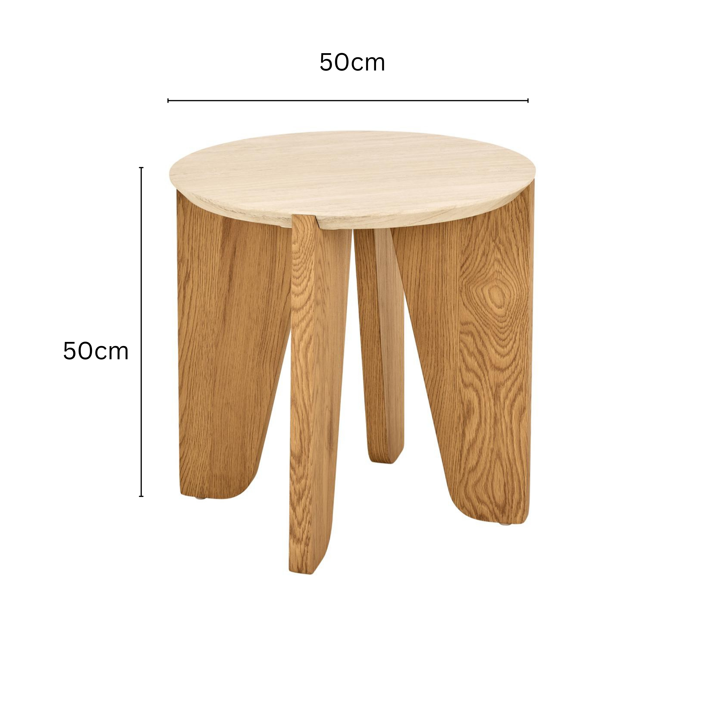 Hjem Design Dockwell Round Side Table