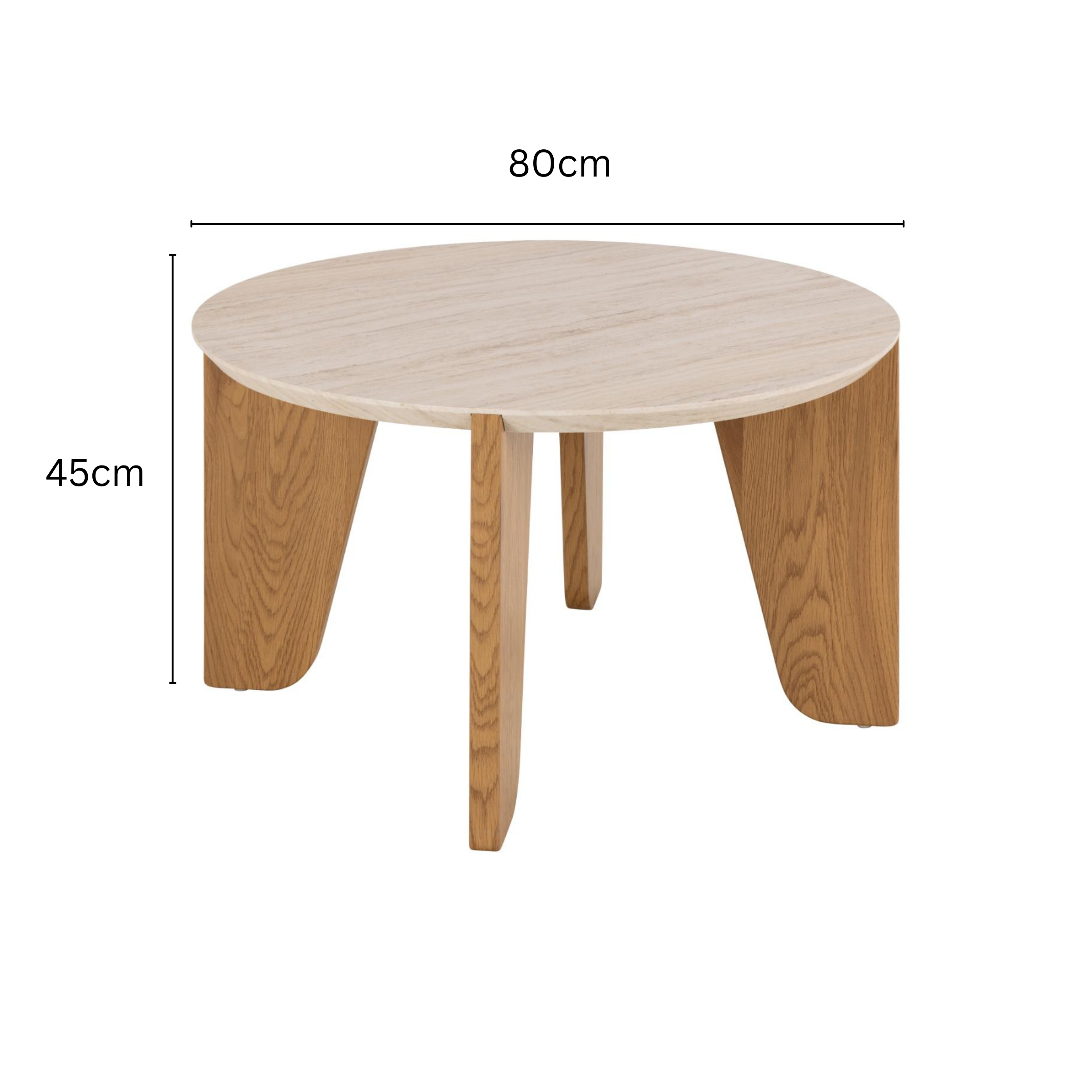 Hjem Design Dockland Round Coffee Table