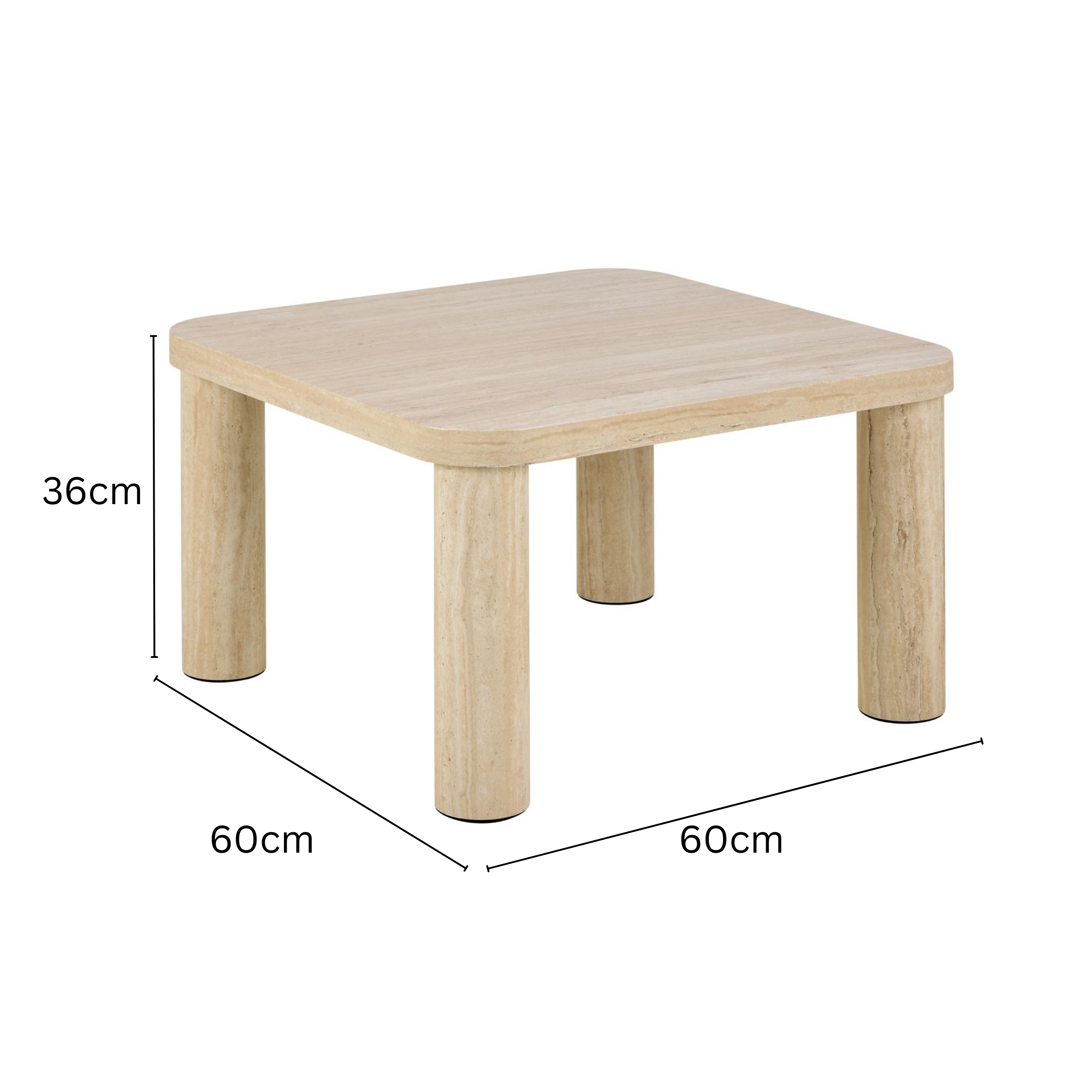 Hjem Design Solar Square Coffee Table