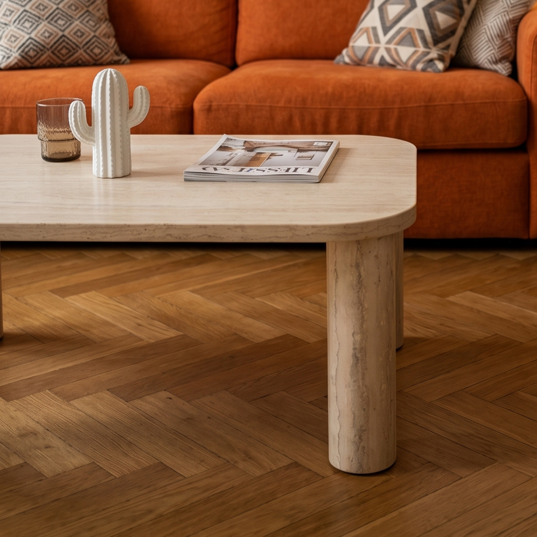 Hjem Design Solar Rectangular Coffee Table