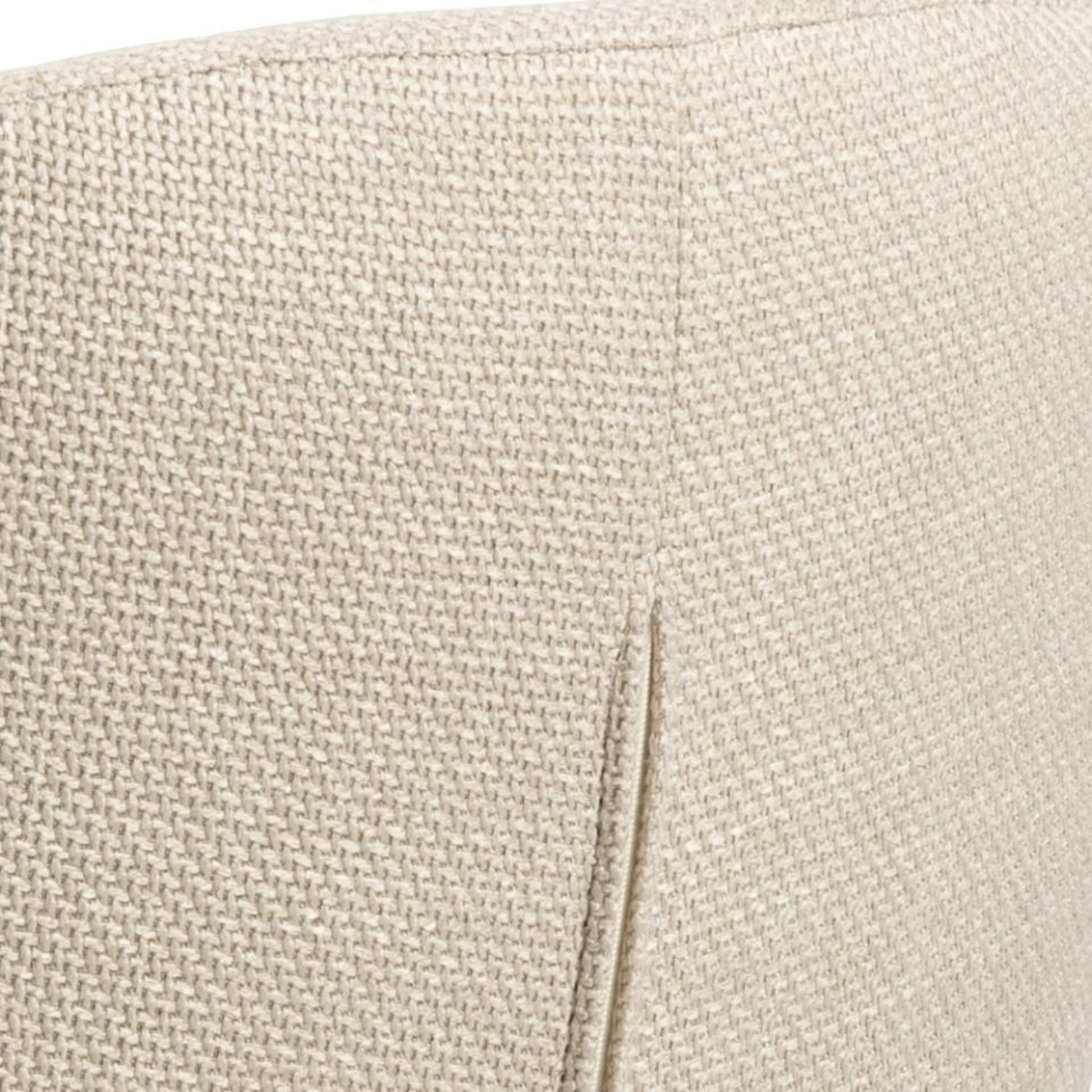 Hjem Design Elmar Dining Chair with Armrest, Beige, Set of 2