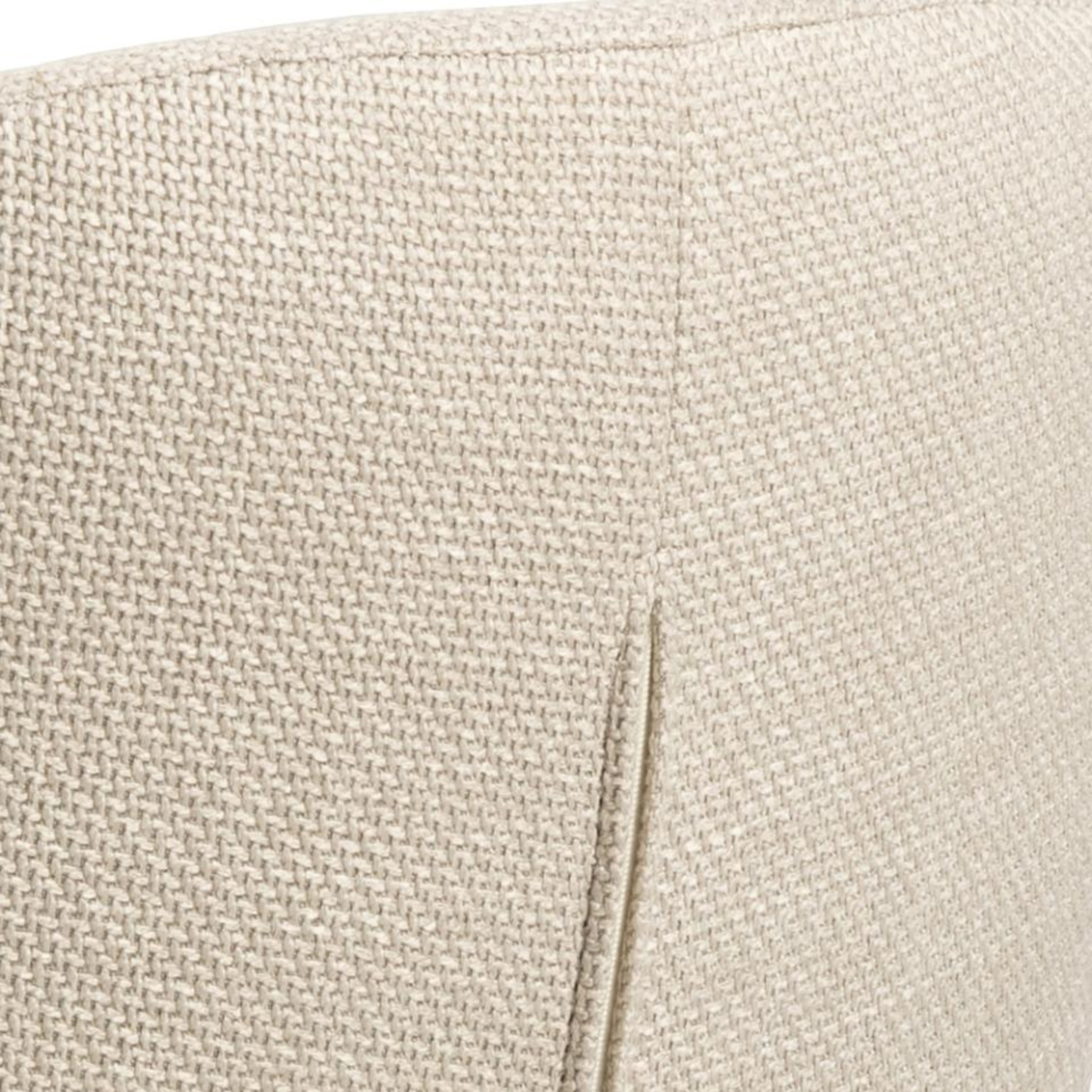 Hjem Design Elmar Dining Chair with Armrest, Beige, Set of 2