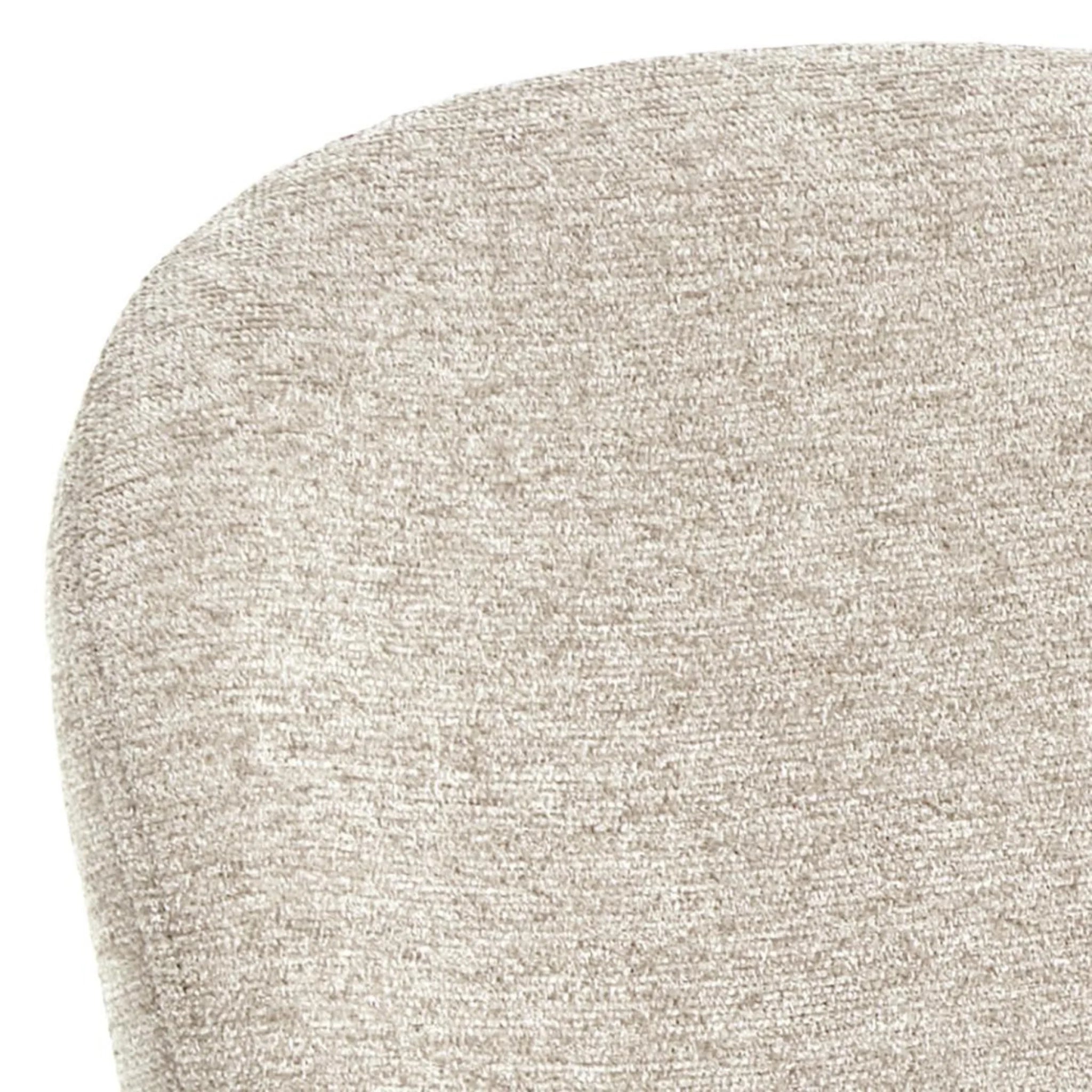 Hjem Design Esra Dining Chair, Beige, Set of 2