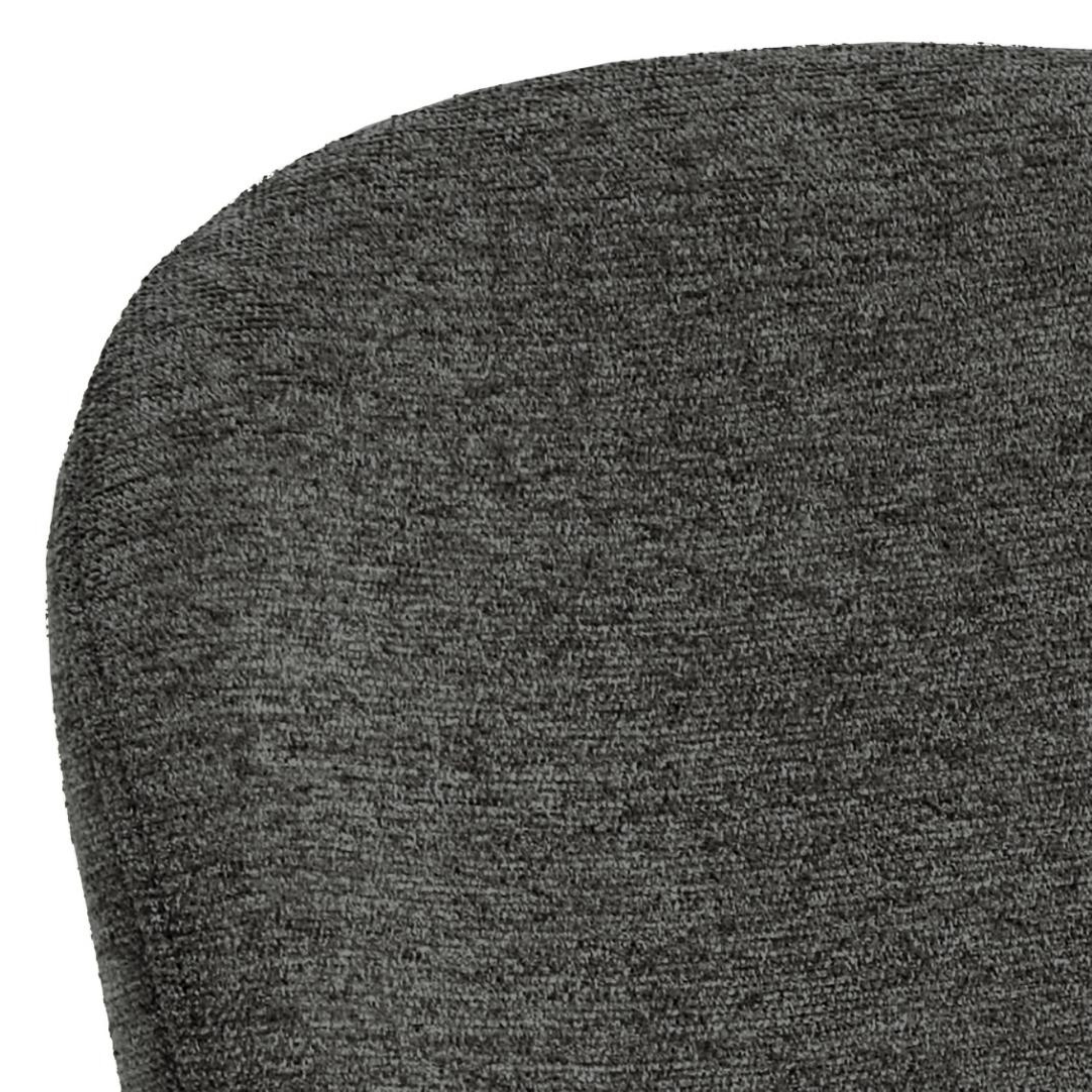Hjem Design Esra Dining Chair, Dark Grey, Set of 2