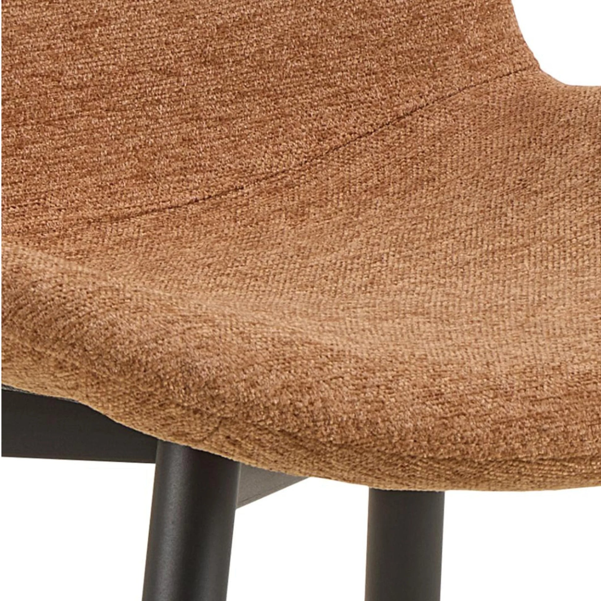 Hjem Design Esra Dining Chair, Terracotta, Set of 2