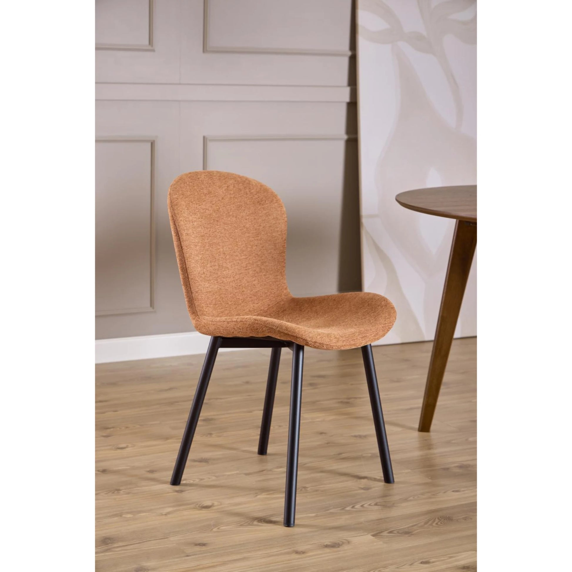 Hjem Design Esra Dining Chair, Terracotta, Set of 2