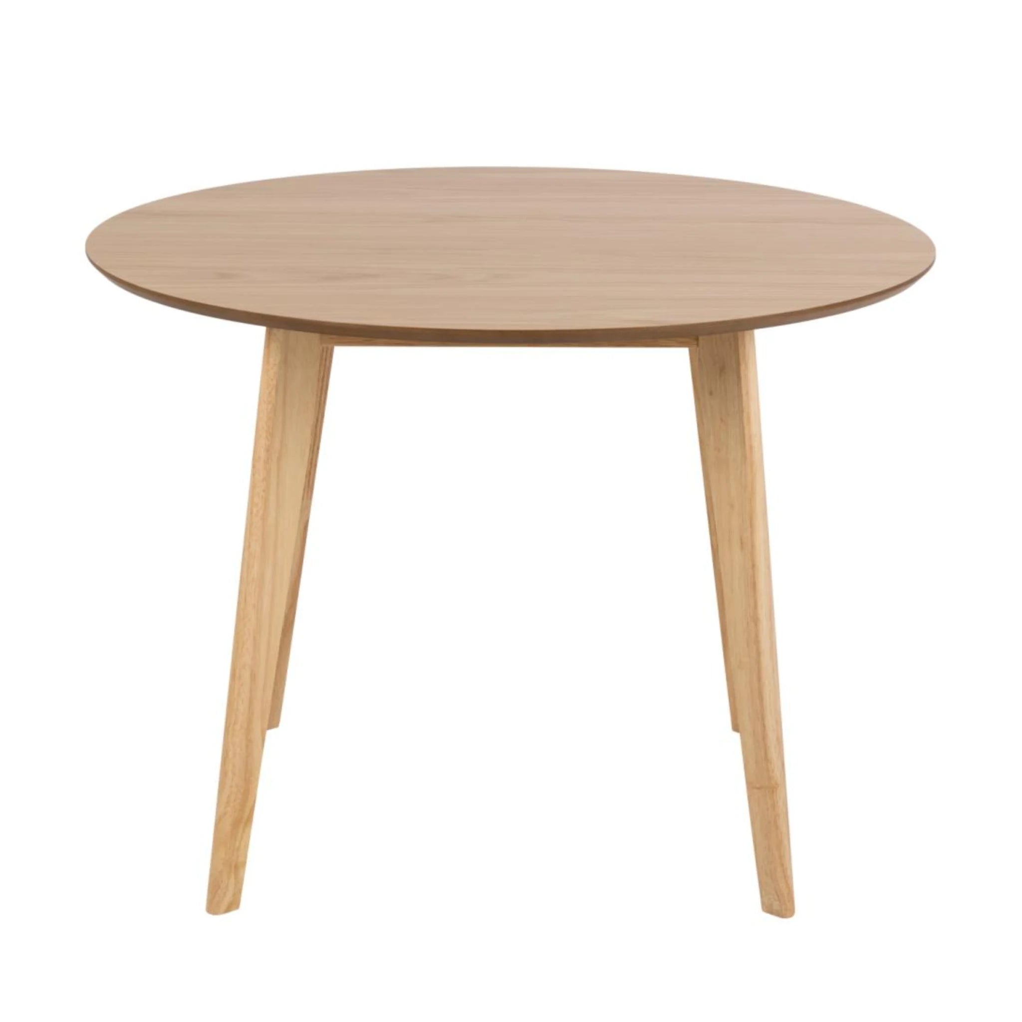 Hjem Design Roxby Round Dining Table Set, Natural Wood