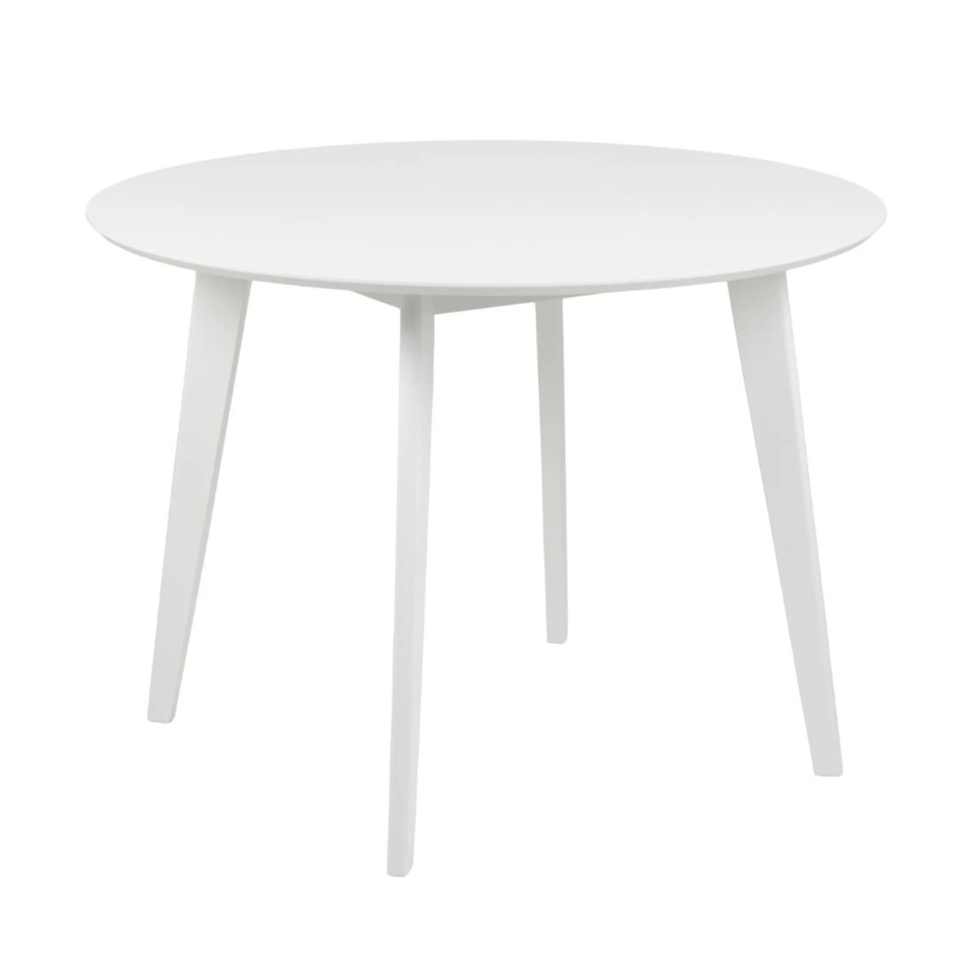 Hjem Design Roxby Round Dining Table Set, White