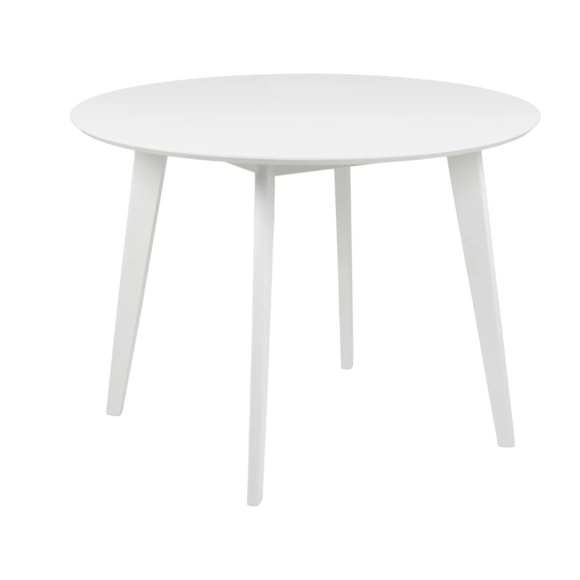Hjem Design Roxby Round Dining Table Set, White