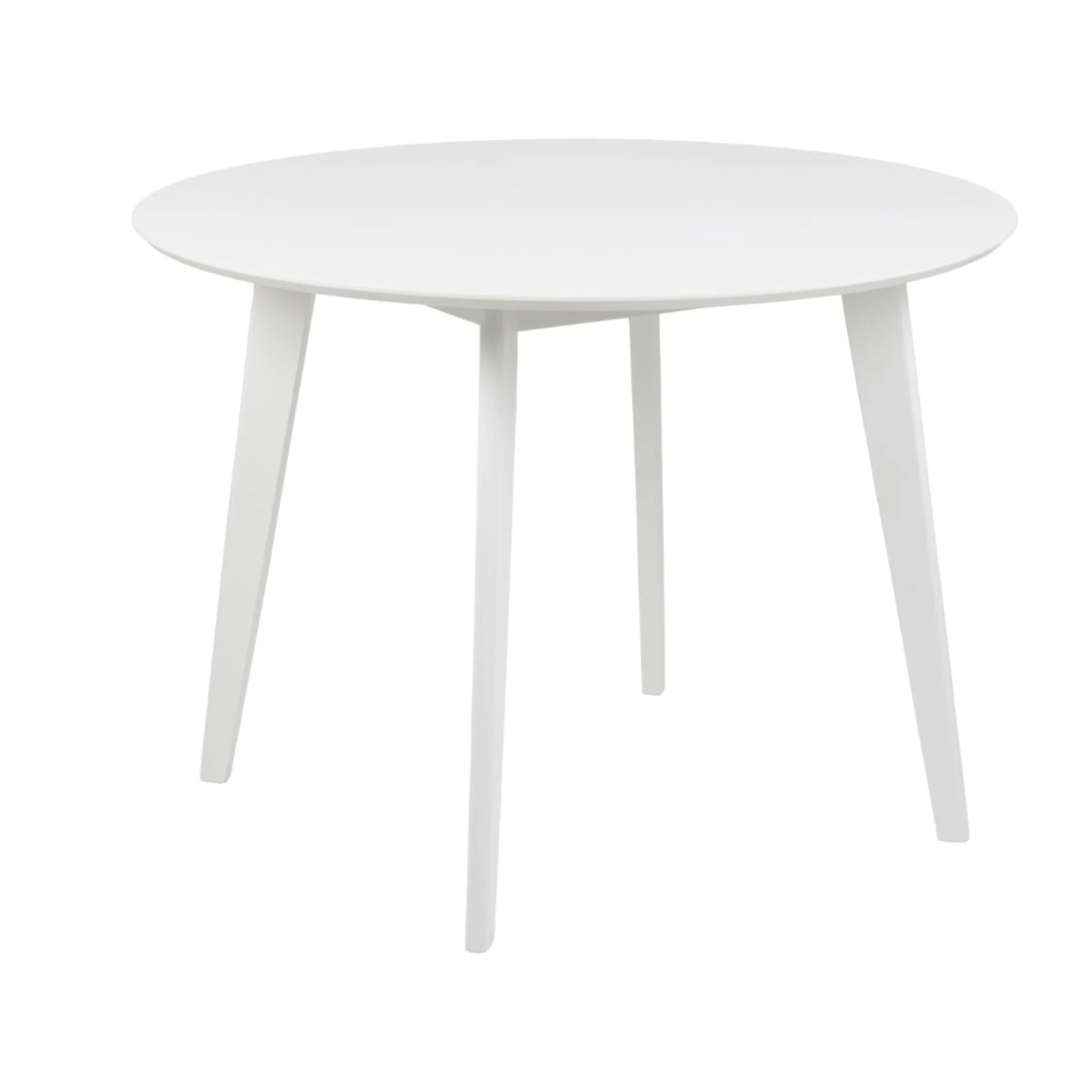 Hjem Design Roxby Round Dining Table Set, White