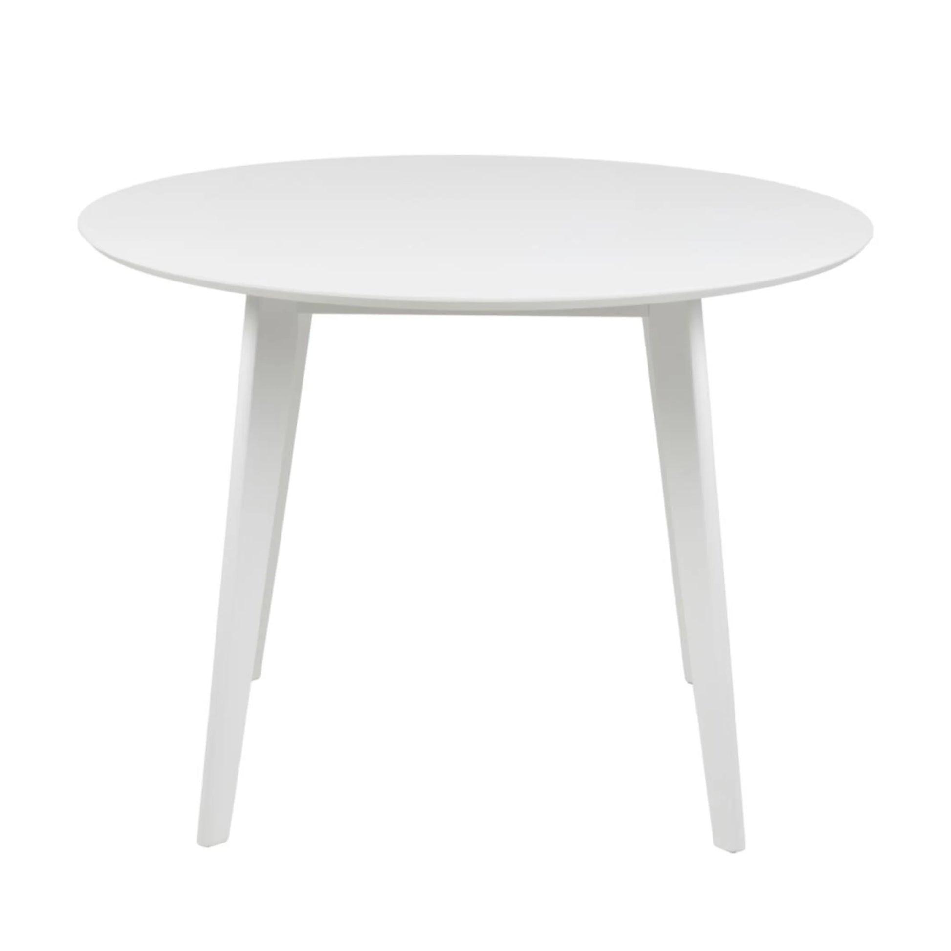 Hjem Design Roxby Round Dining Table Set, White