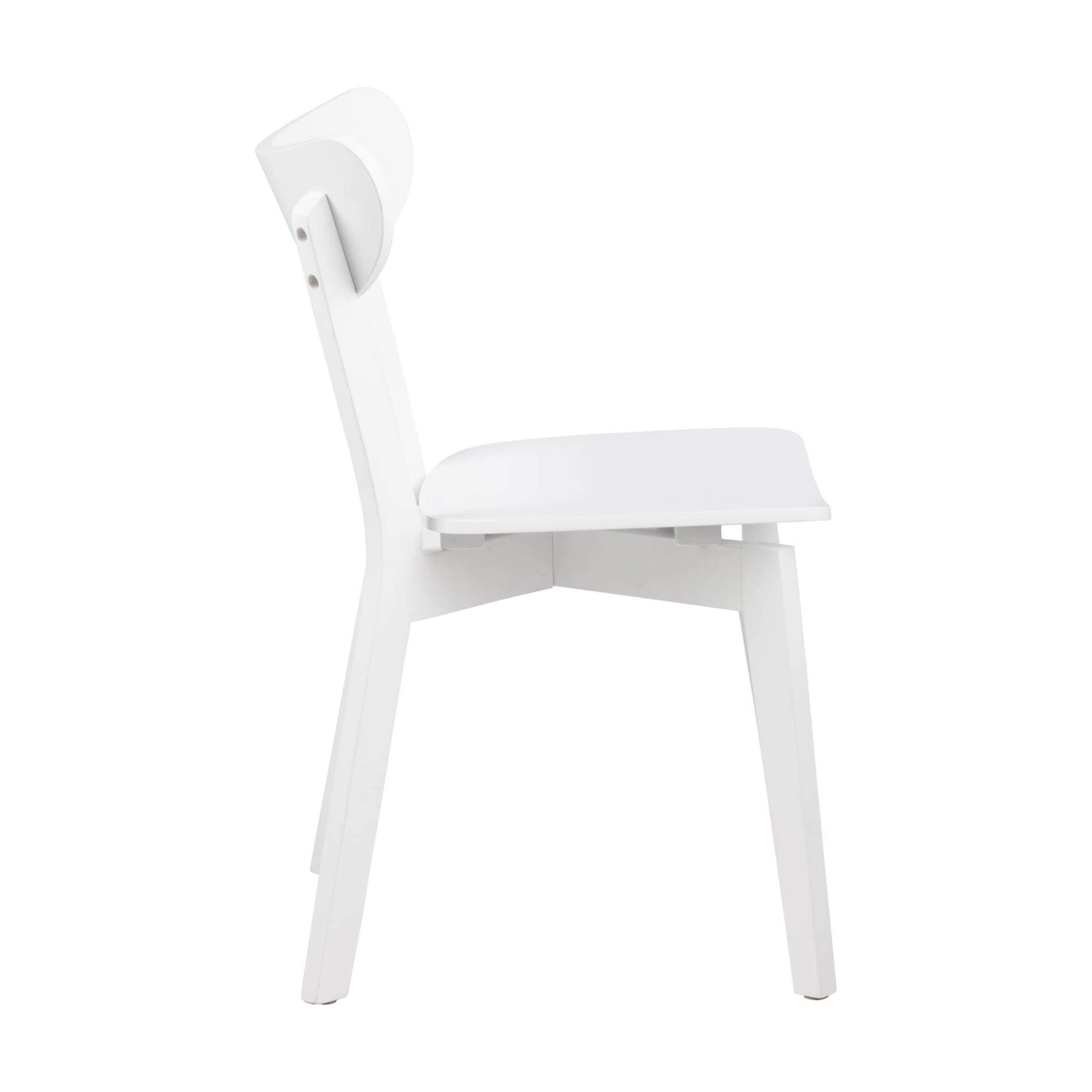 Hjem Design Roxby Dining Chair, White, Set of 2