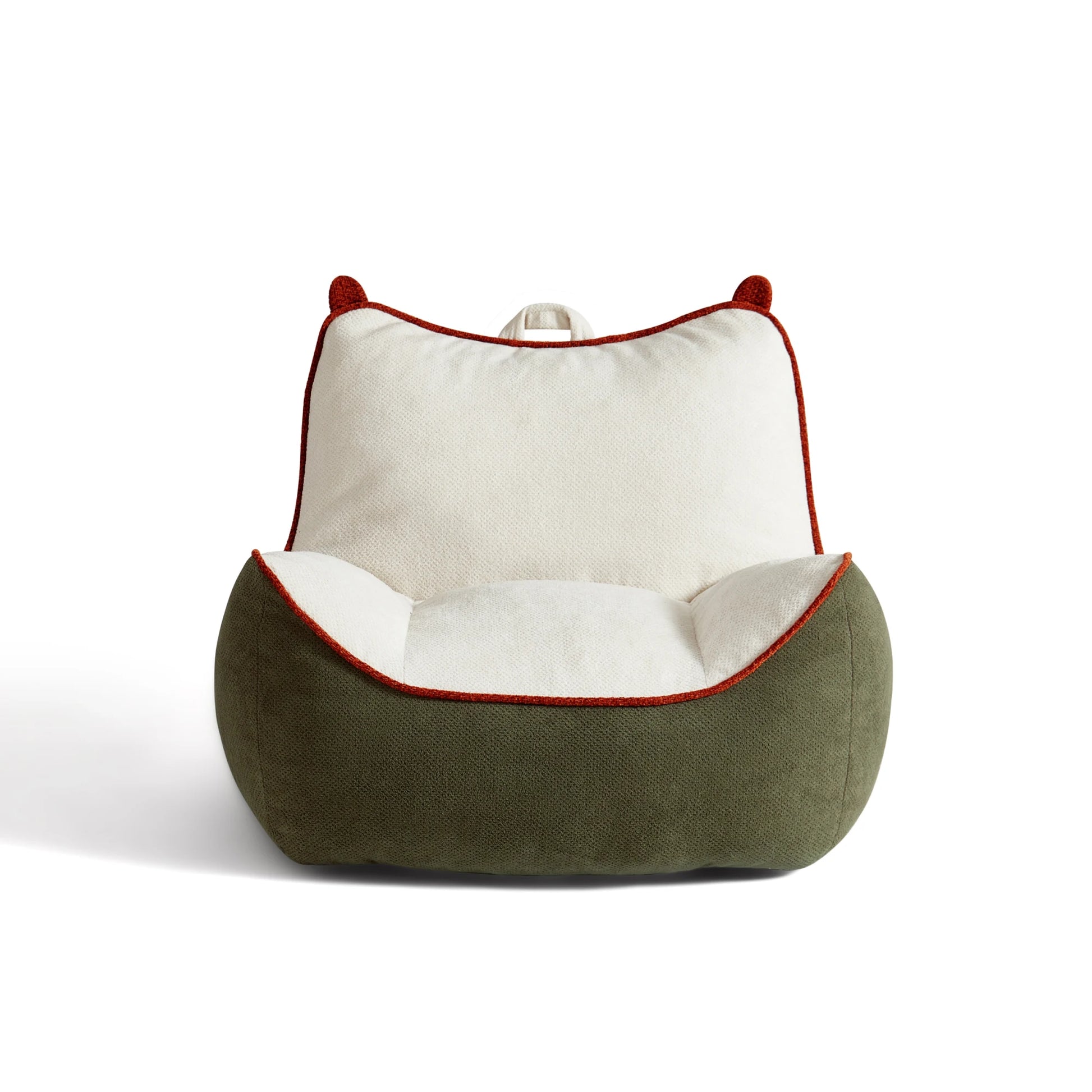 Linspire Banny Kids Beanbags, White & Green