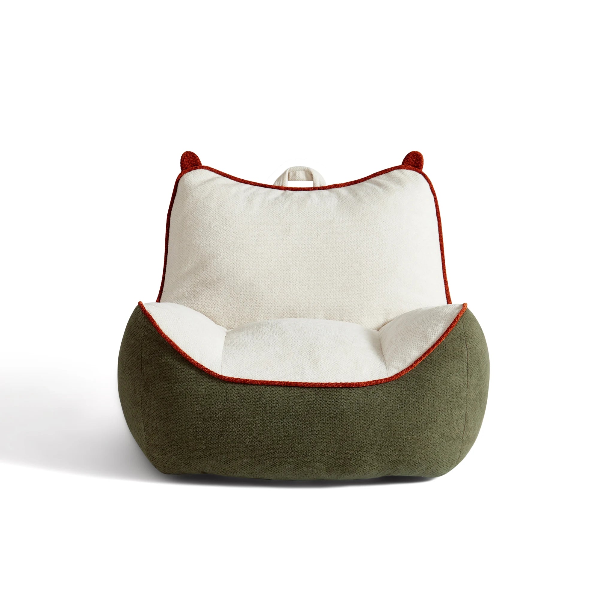 Linspire Banny Kids Beanbags, White & Green