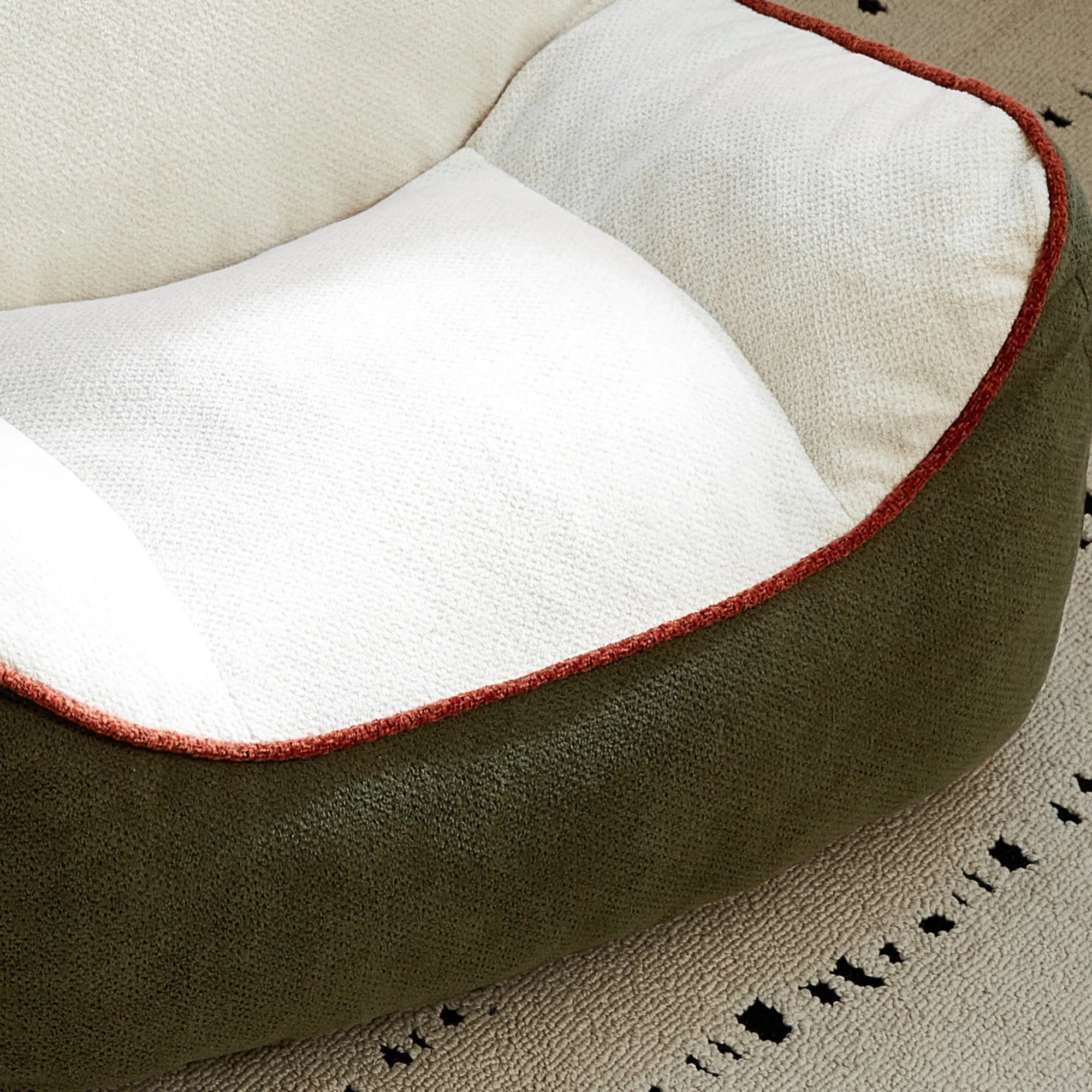 Linspire Banny Beanbags, White & Green