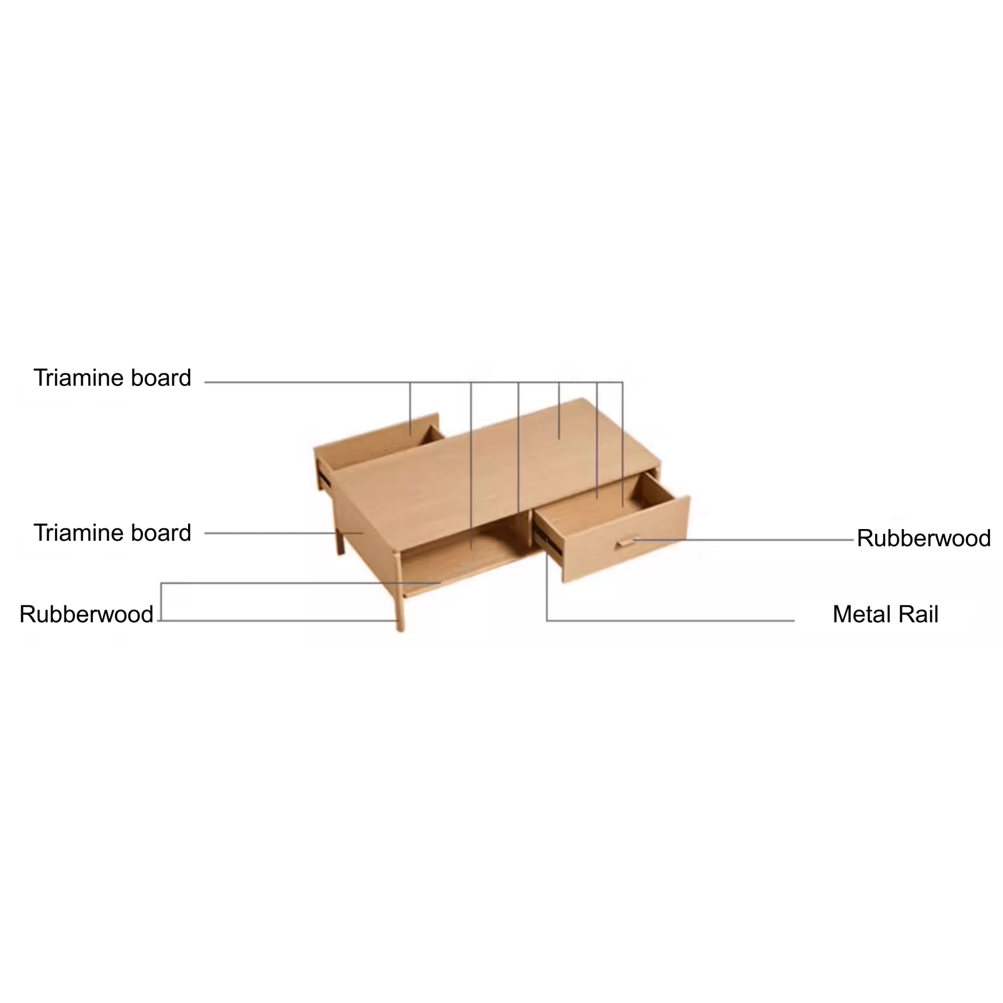 Linspire Cedar Coffee Table