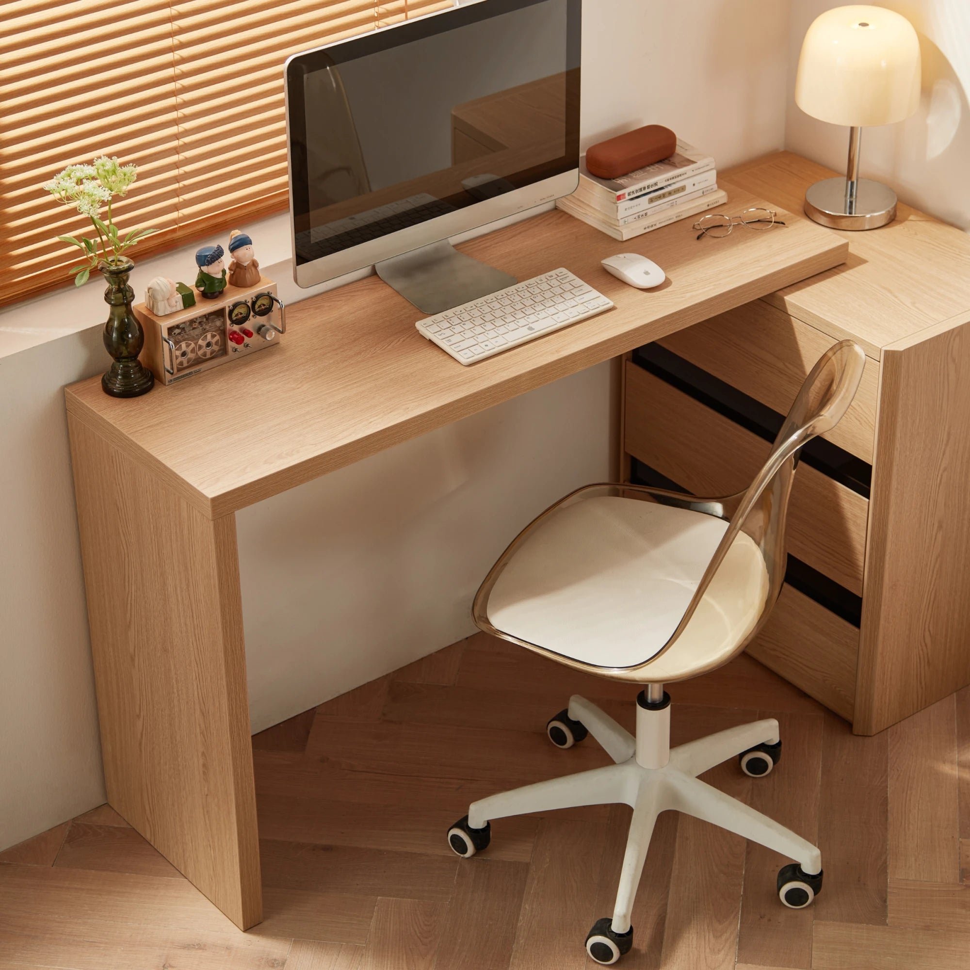 Linspire Cedar Office Desk with Chair Set