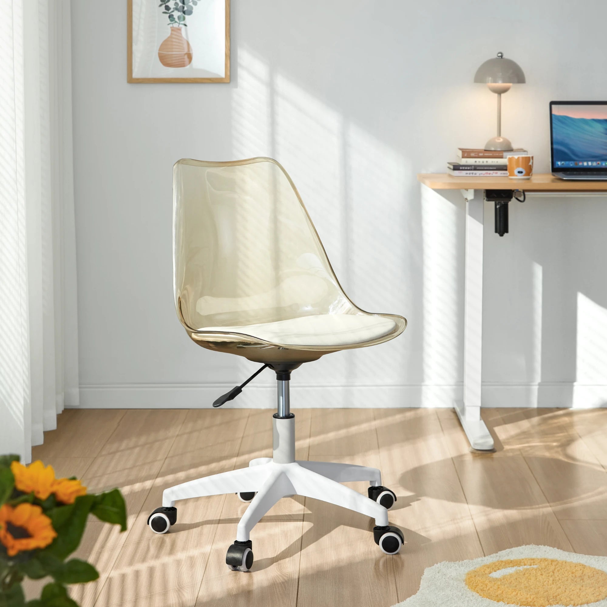 Linspire Cedar Dual Office Desk with 2 Chairs Set