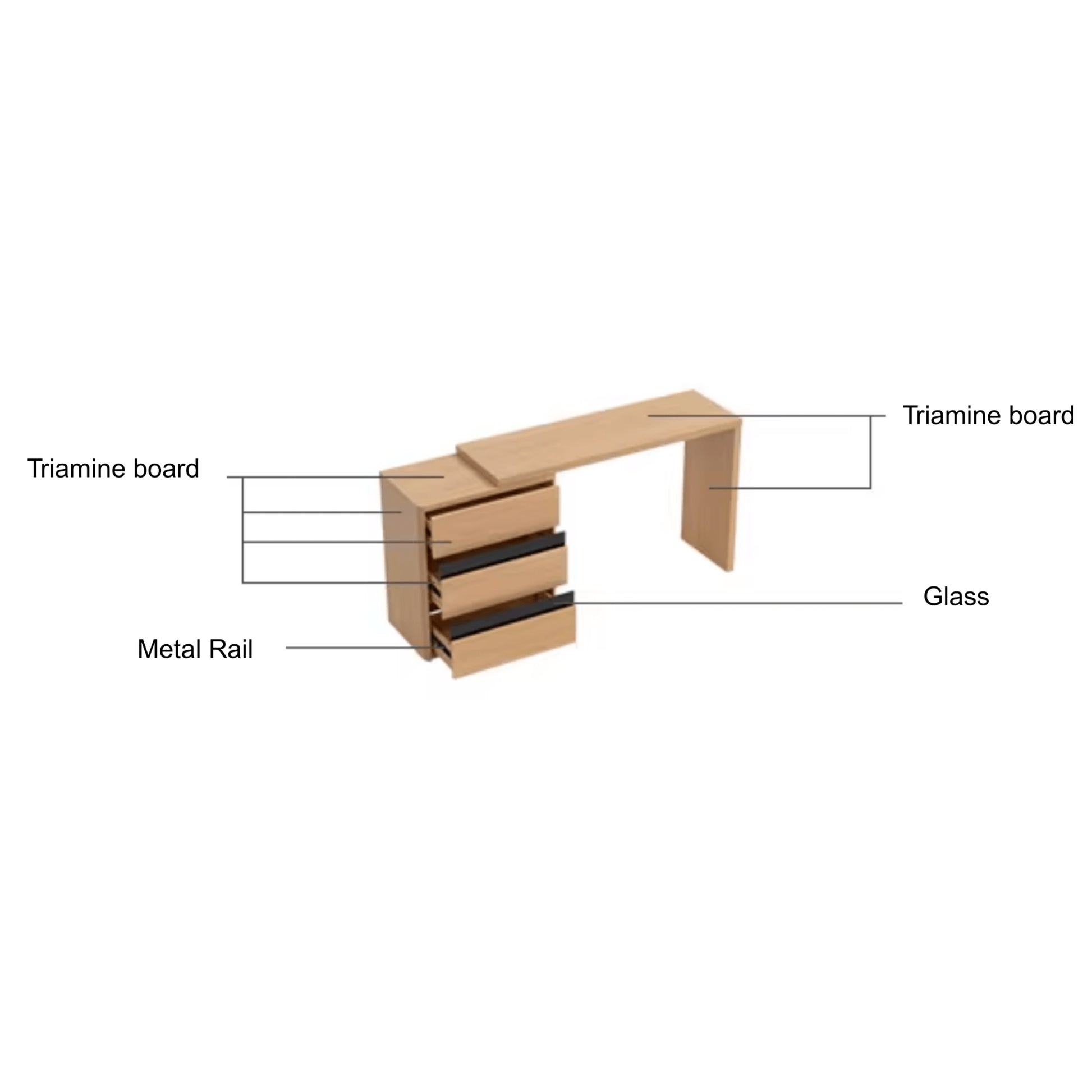 Linspire Cedar Dual Office Desk