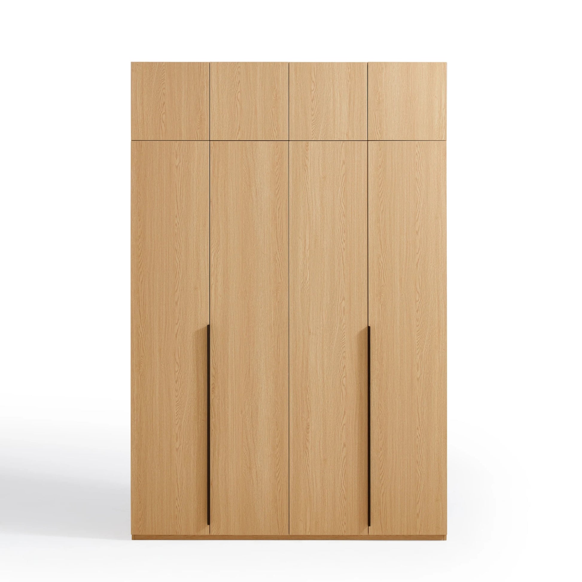 Linspire Cedar 4-Door Wardrobe with Top Cabinet