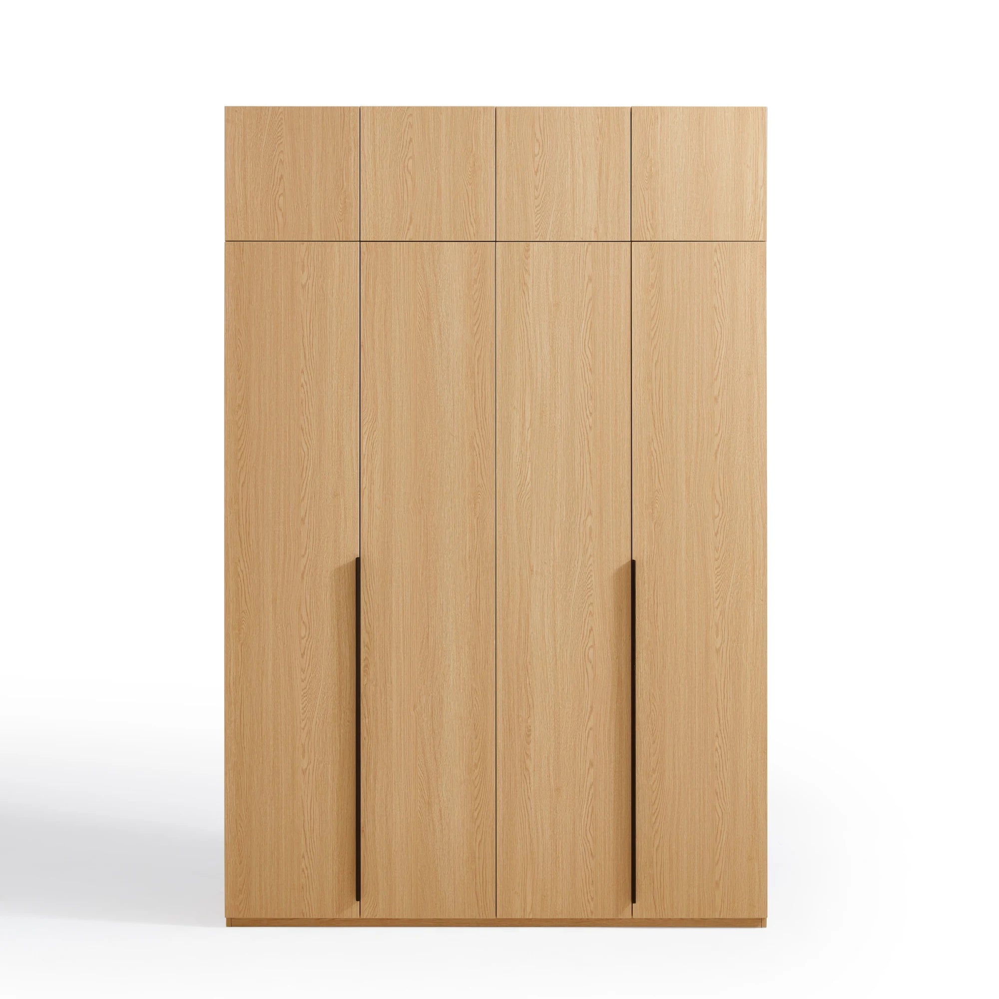 Linspire Cedar 4-Door Wardrobe with Top Cabinet