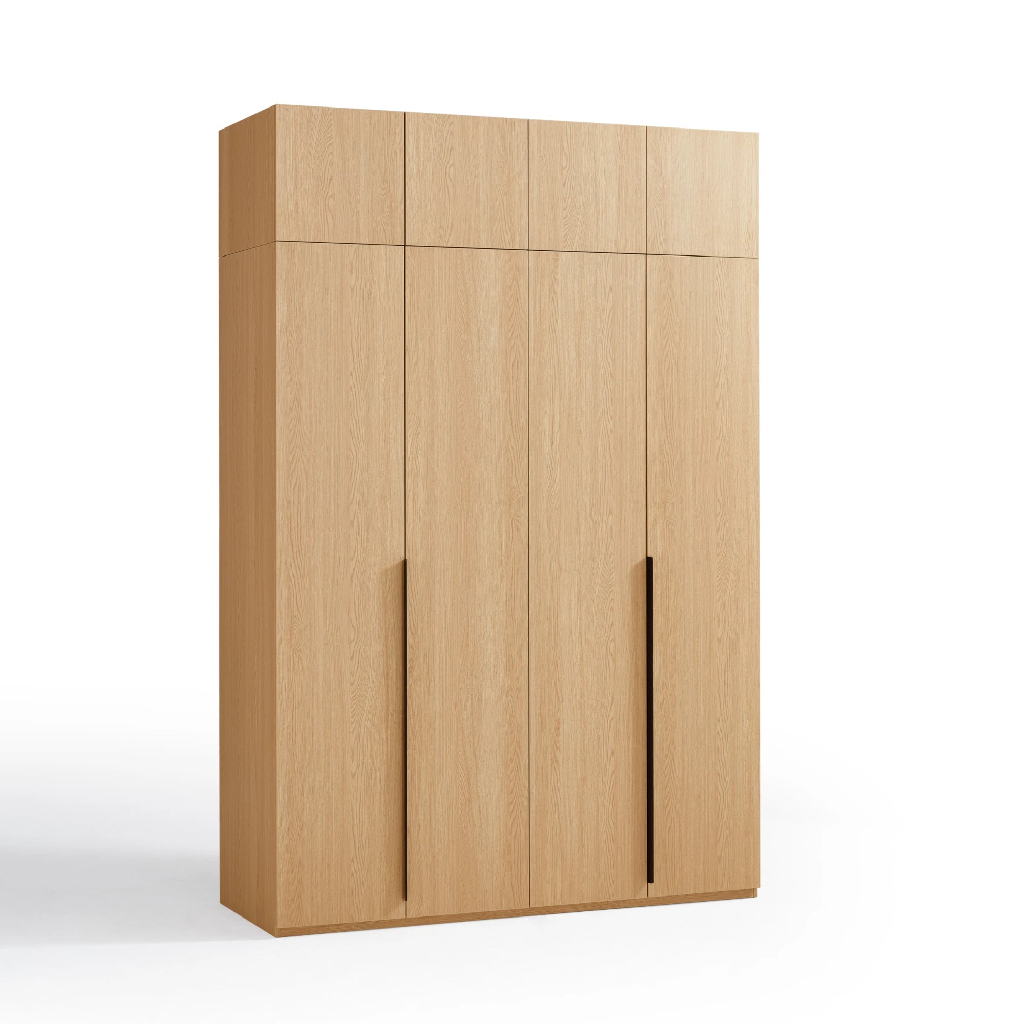 Linspire Cedar 4-Door Wardrobe with Top Cabinet