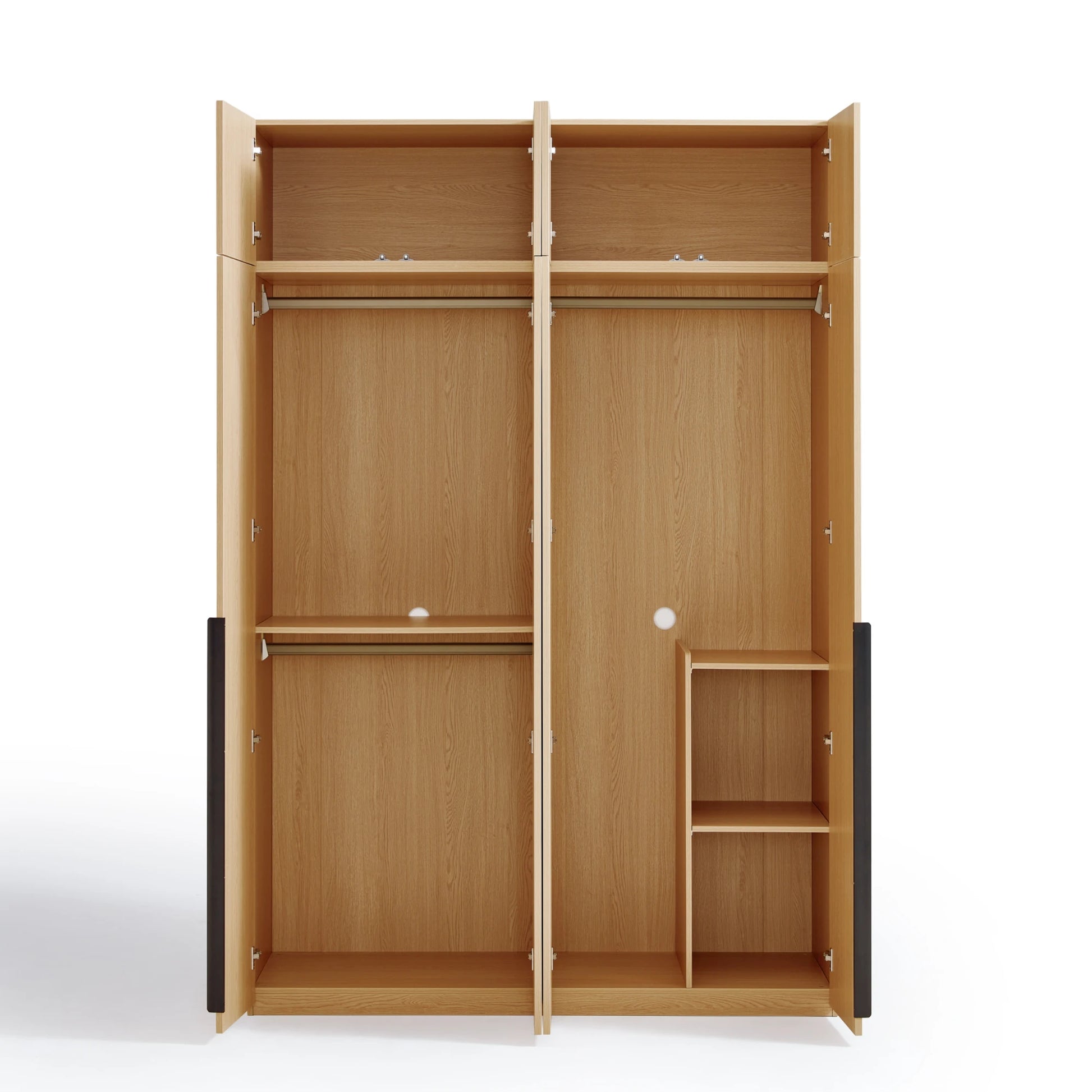 Linspire Cedar 4-Door Wardrobe with Top Cabinet