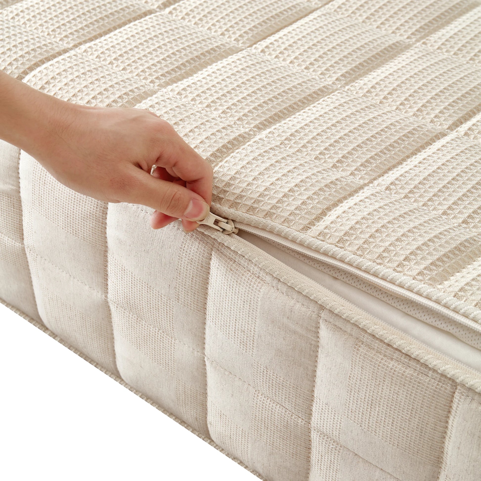 Linspire Cloudon Pocket Spring Mattress - Medium Firm, Beige