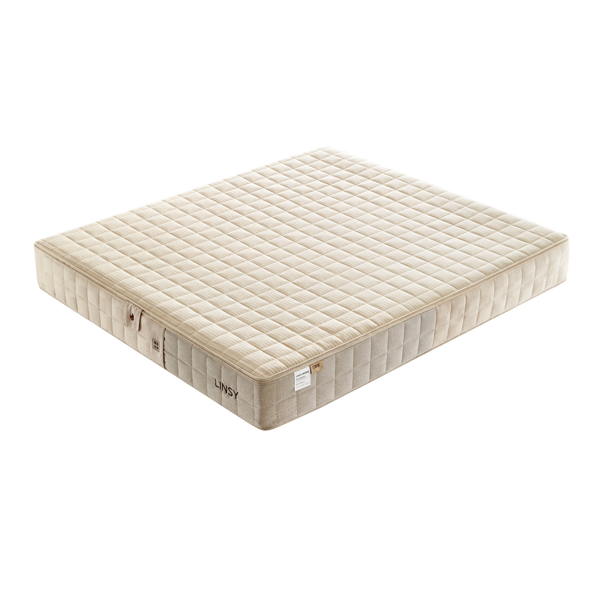 Linspire Cloudon Pocket Spring Mattress - Medium Firm, Beige