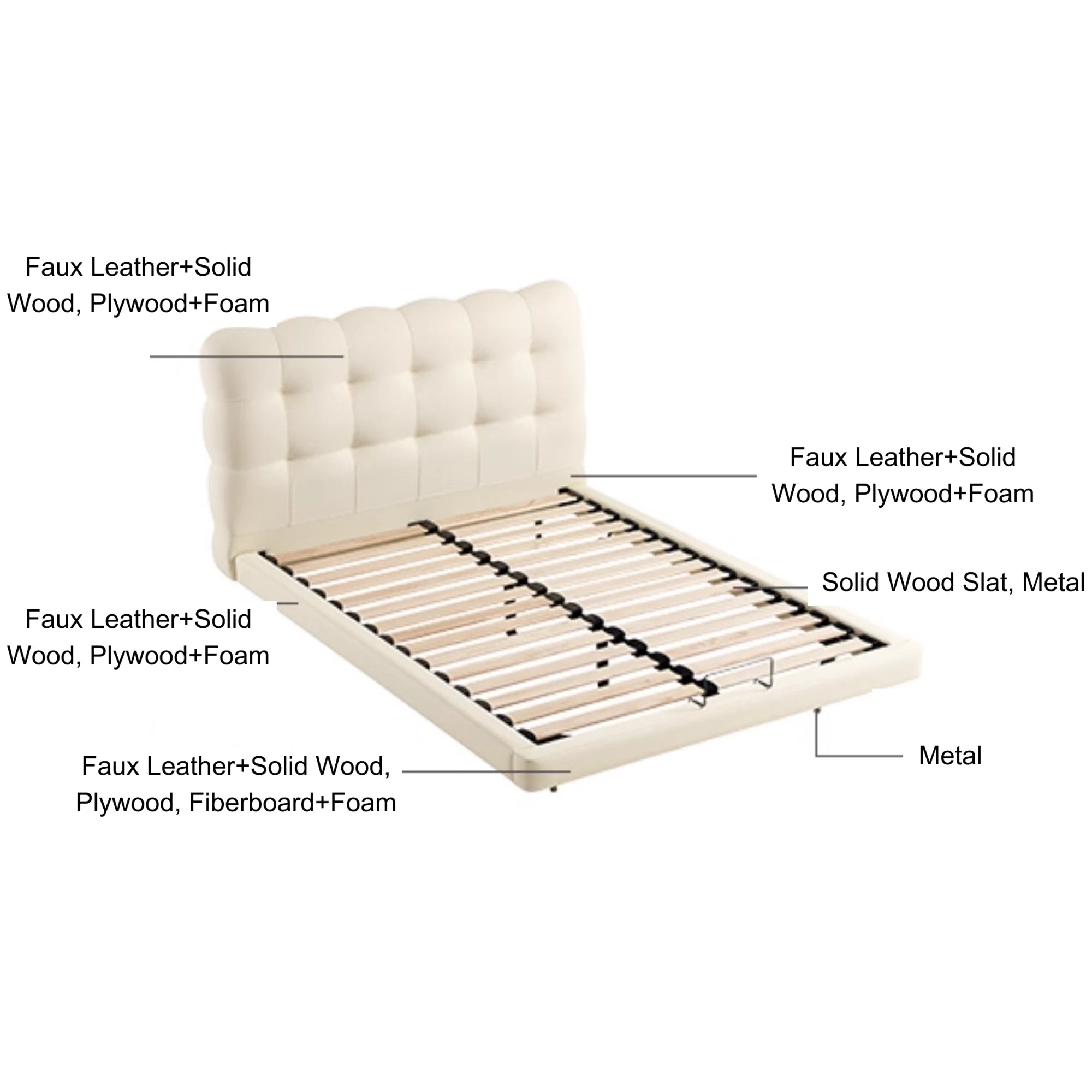 Linspire Darya Kids Bed Frame, 130x218x110cm