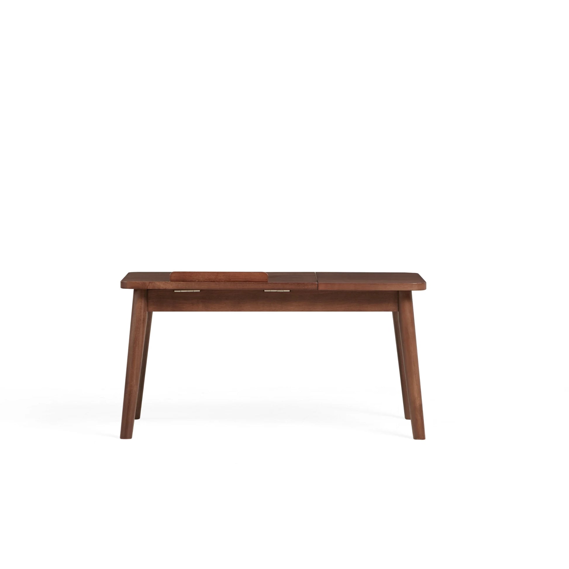 Linspire Edmond Adjustable Laptop Side Table, Dark Wood