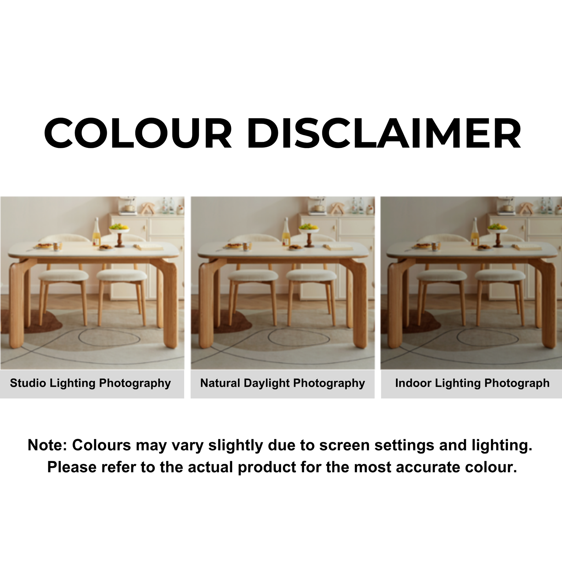 Linspire Elmer Dining Table With Sintered Stone Top, White, Natural Wood