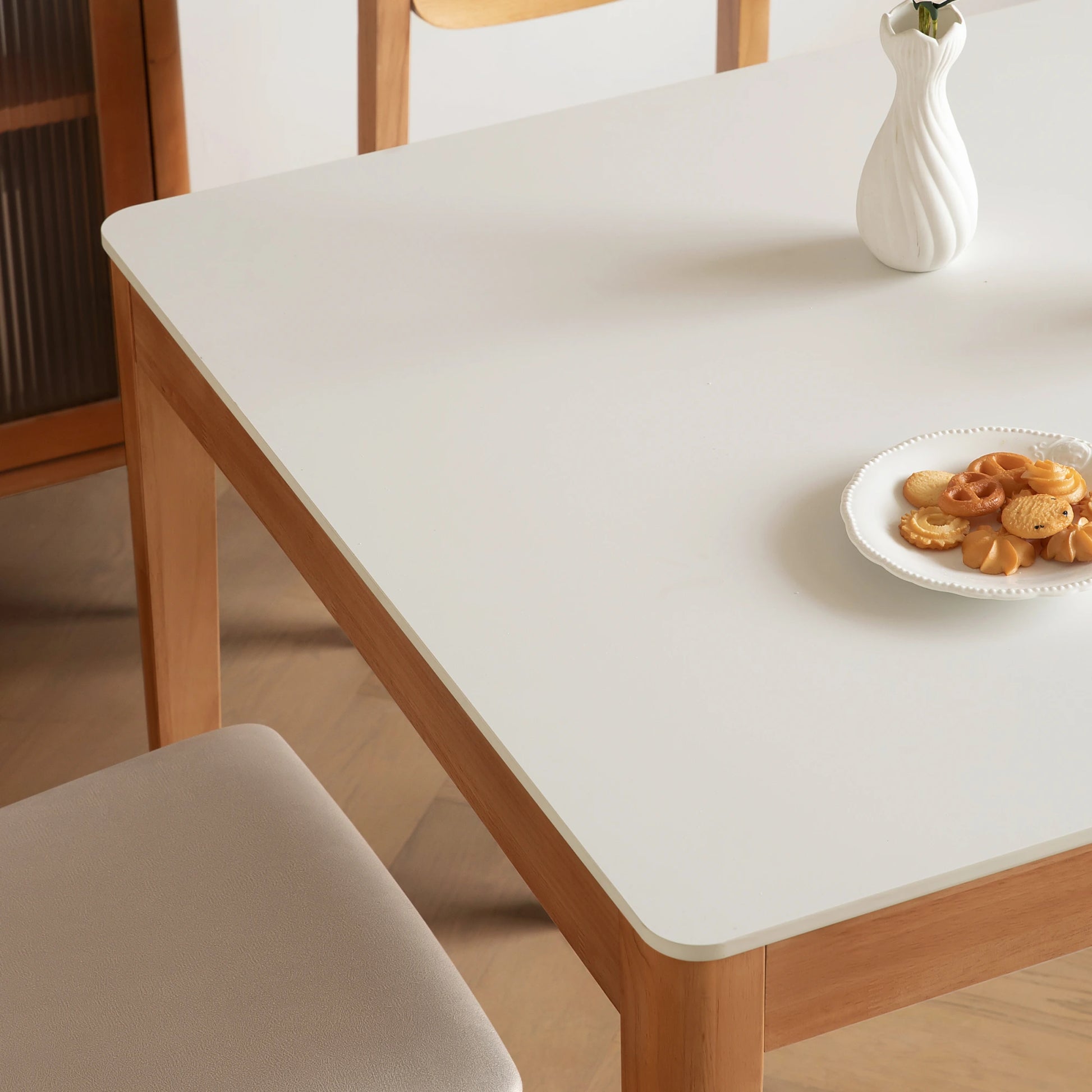 Linspire Elmer Square Dining Table with Sintered Stone Top