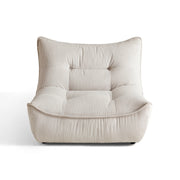 Linspire Eloni Corduroy Lounge Chair, White