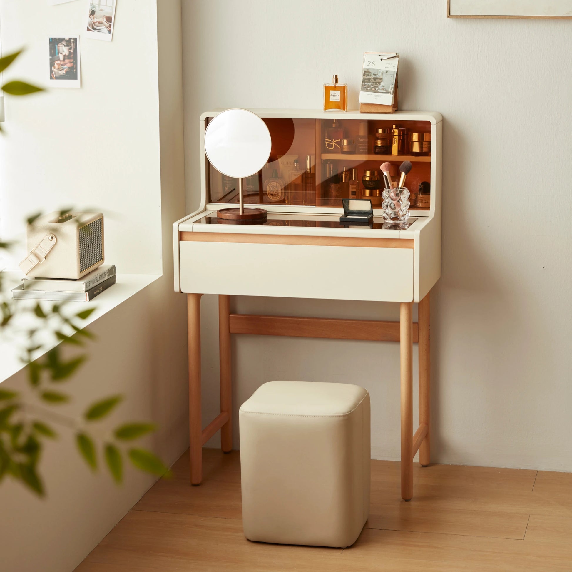 Linspire Evoke Dressing Table with Pull-Out Desktop