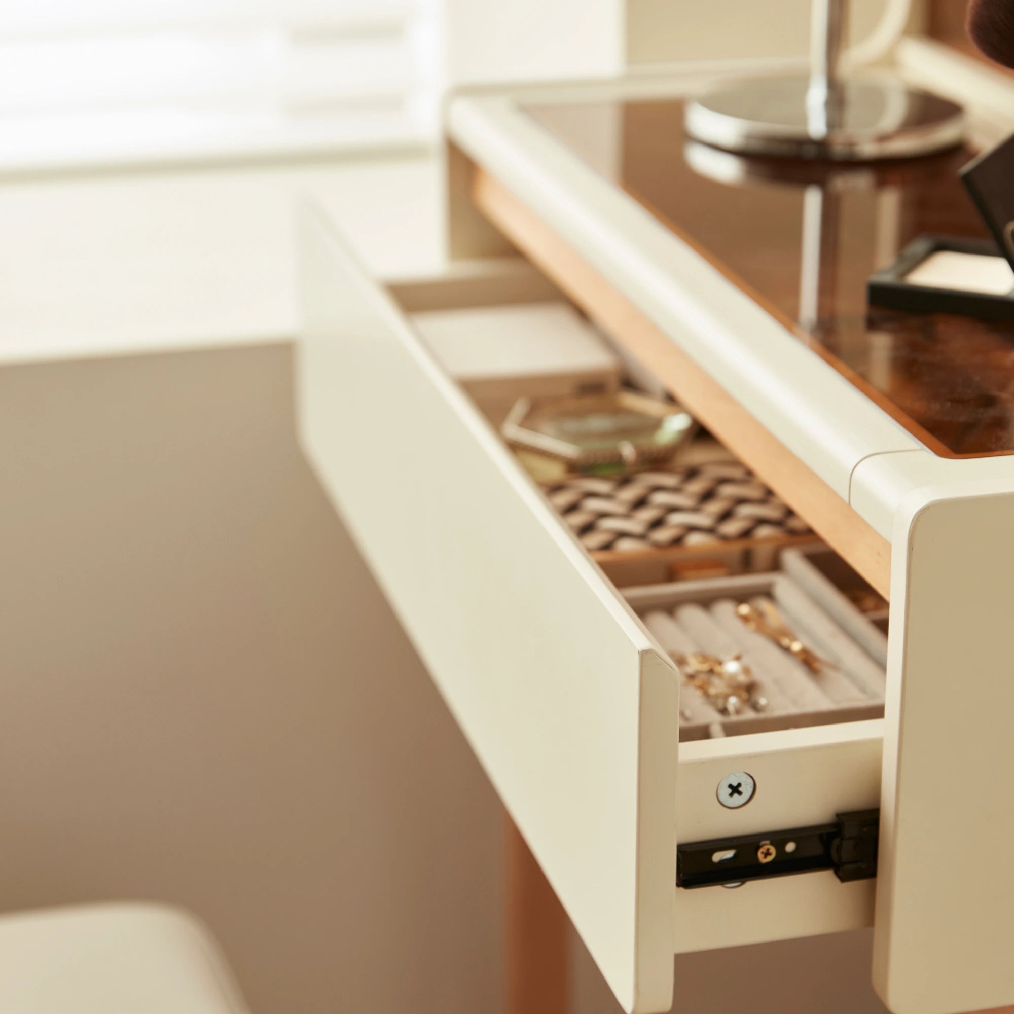 Linspire Evoke Dressing Table with Pull-Out Desktop