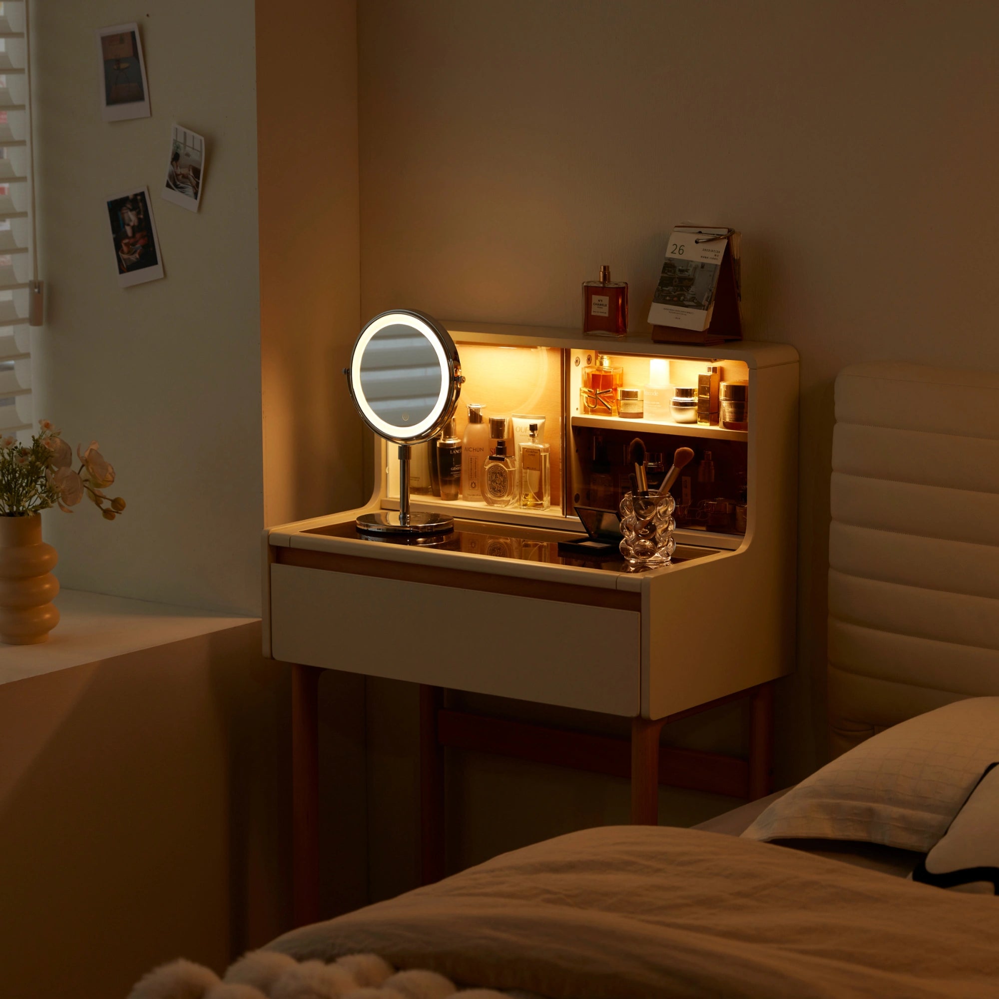 Linspire Evoke Dressing Table with Pull-Out Desktop