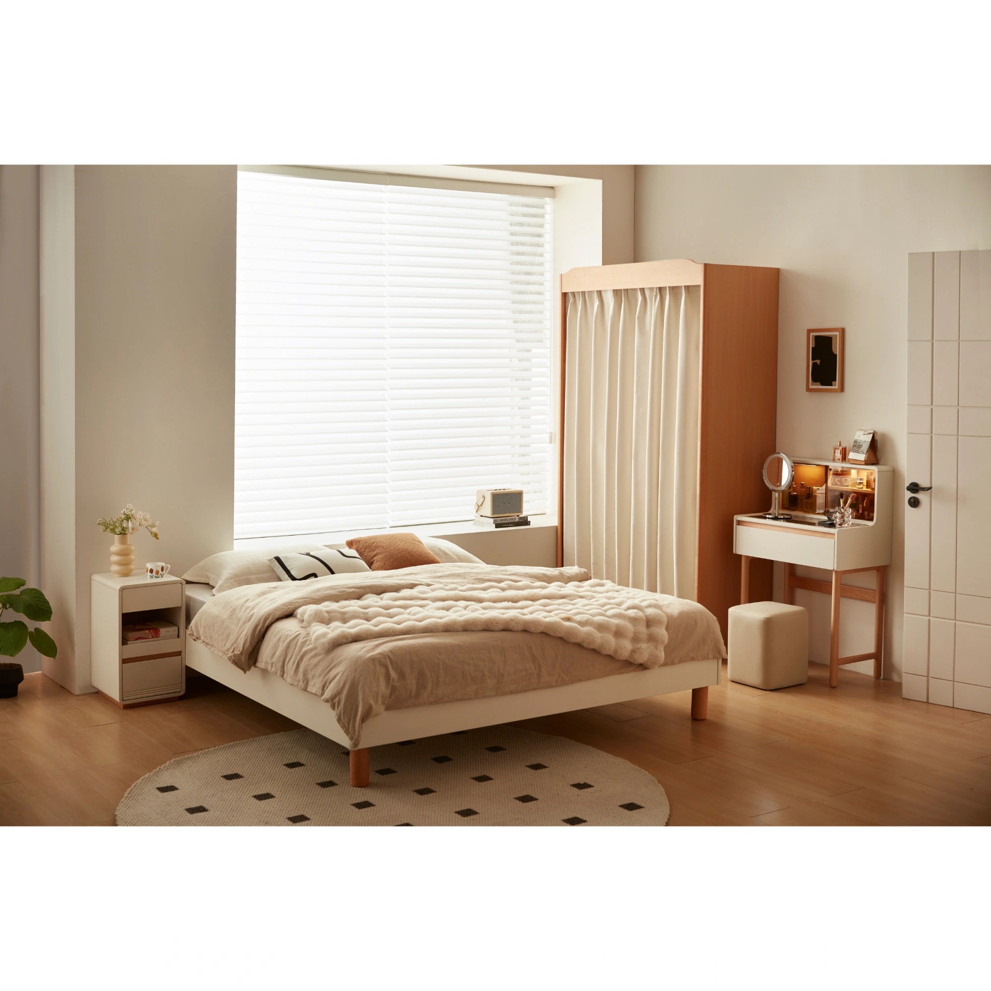 Linspire Evoke Dressing Table with Pull-Out Desktop