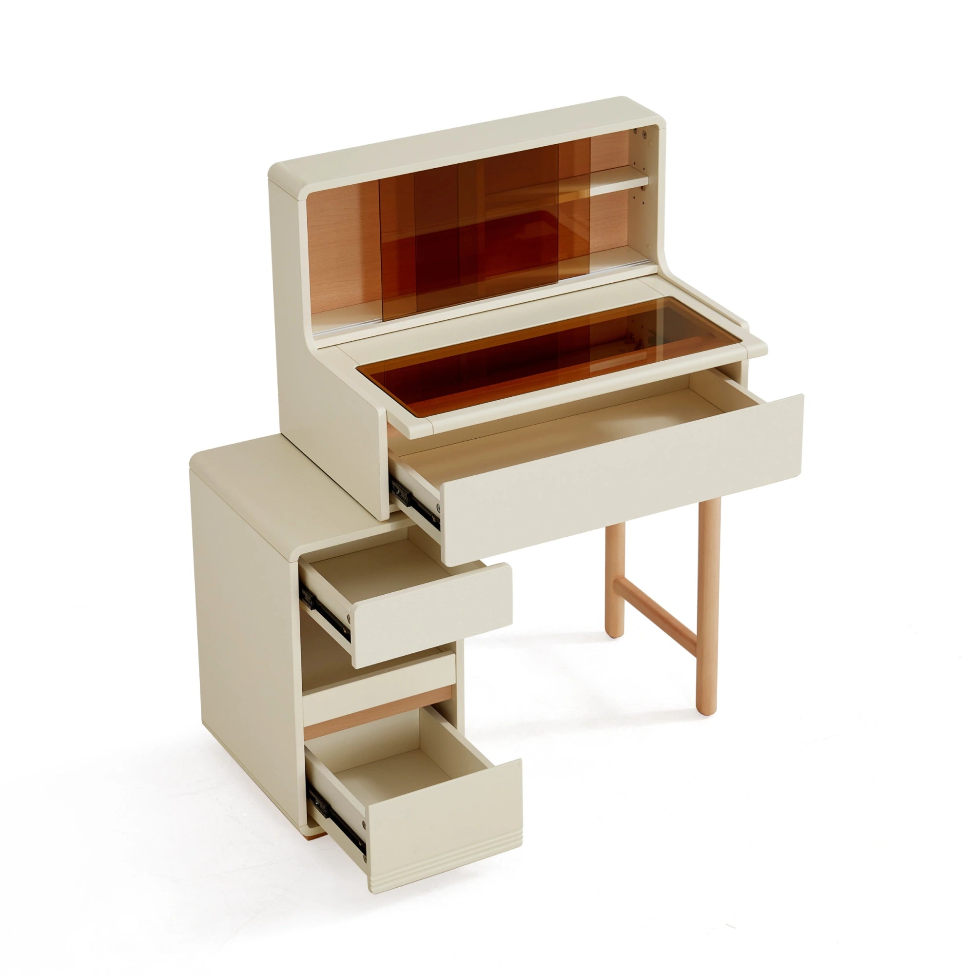 Linspire Evoke Extendable Dressing Table with Pull-Out Desktop