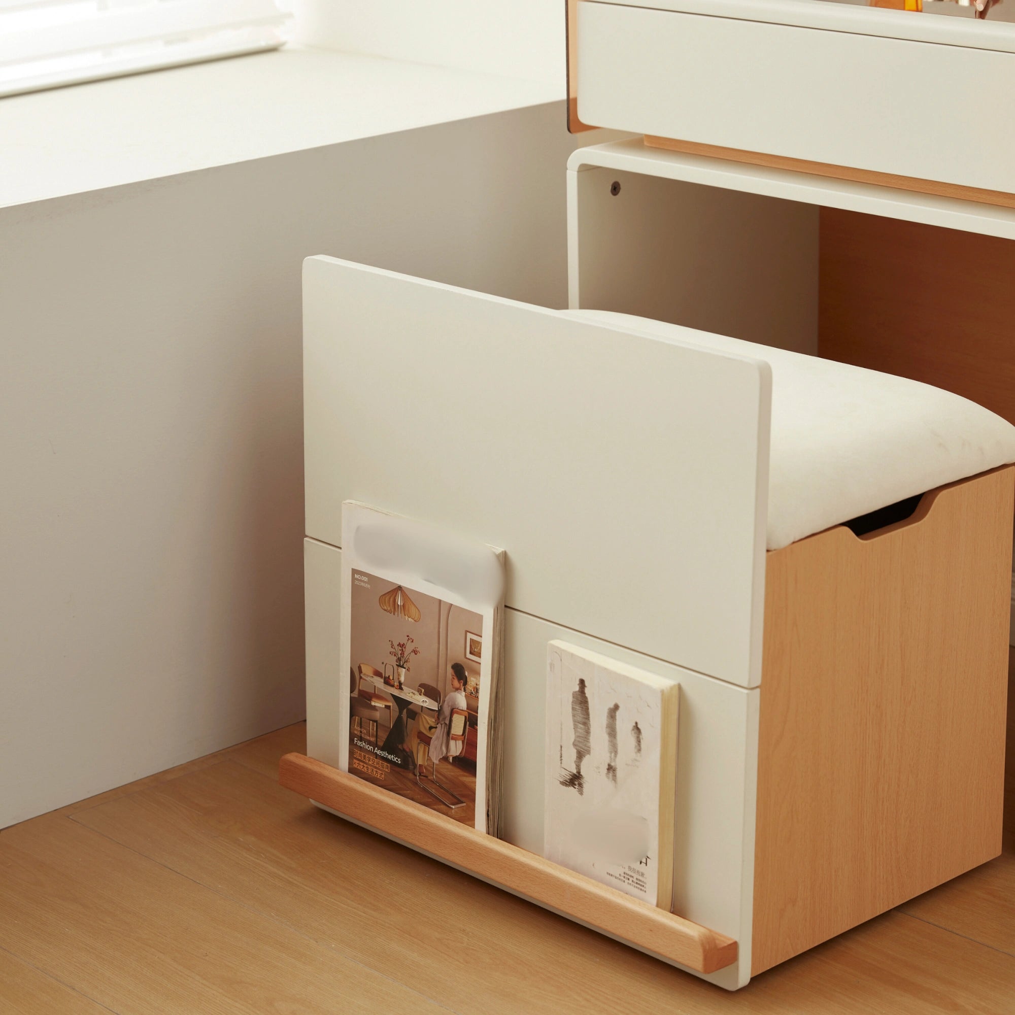 Linspire Evoke Dressing Table with Storage Stool