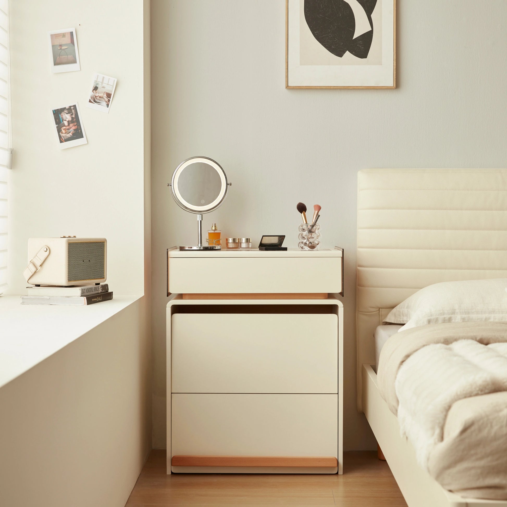 Linspire Evoke Dressing Table with Storage Stool